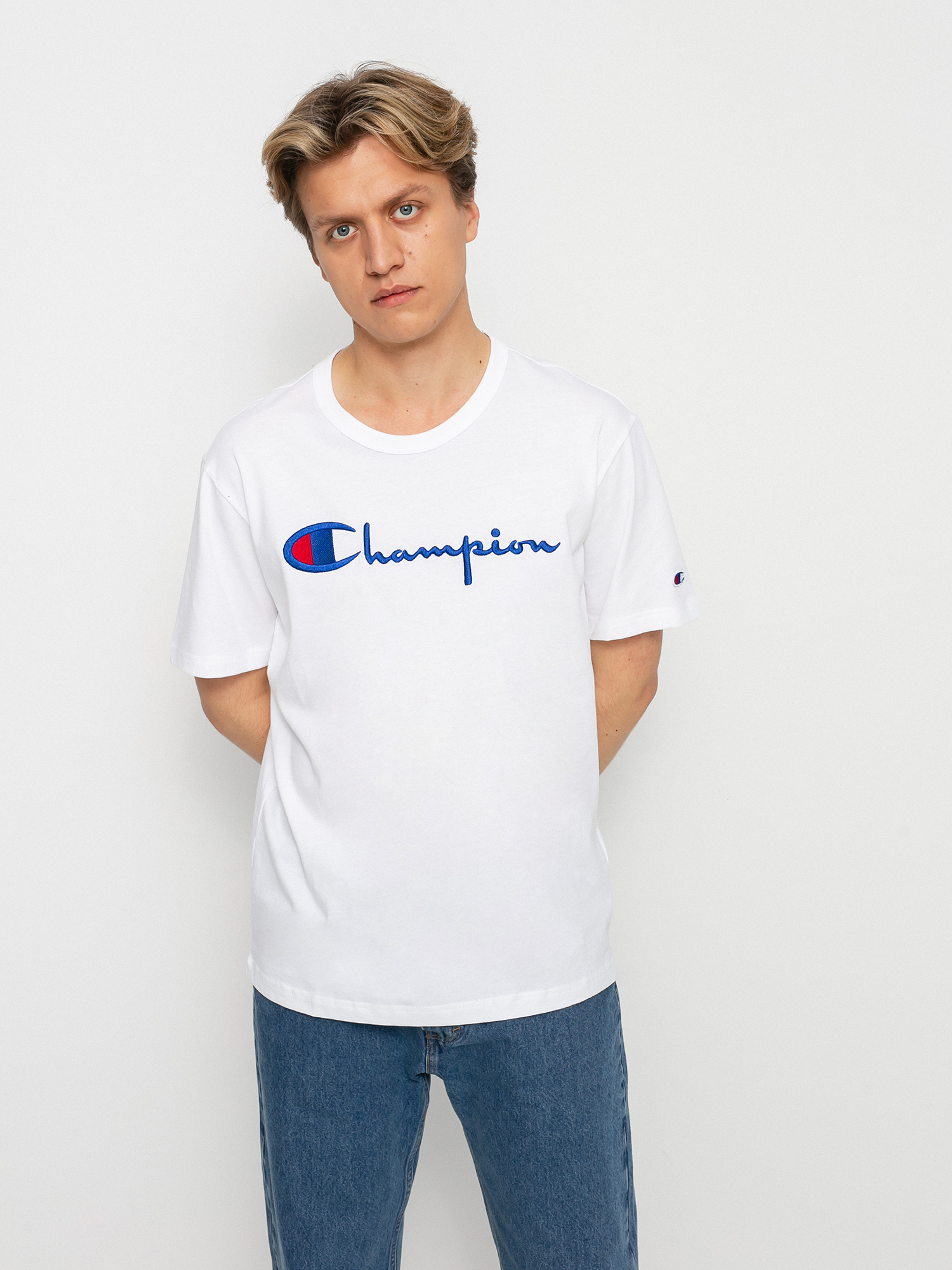 T-shirt Champion Crewneck 216547 (wht)