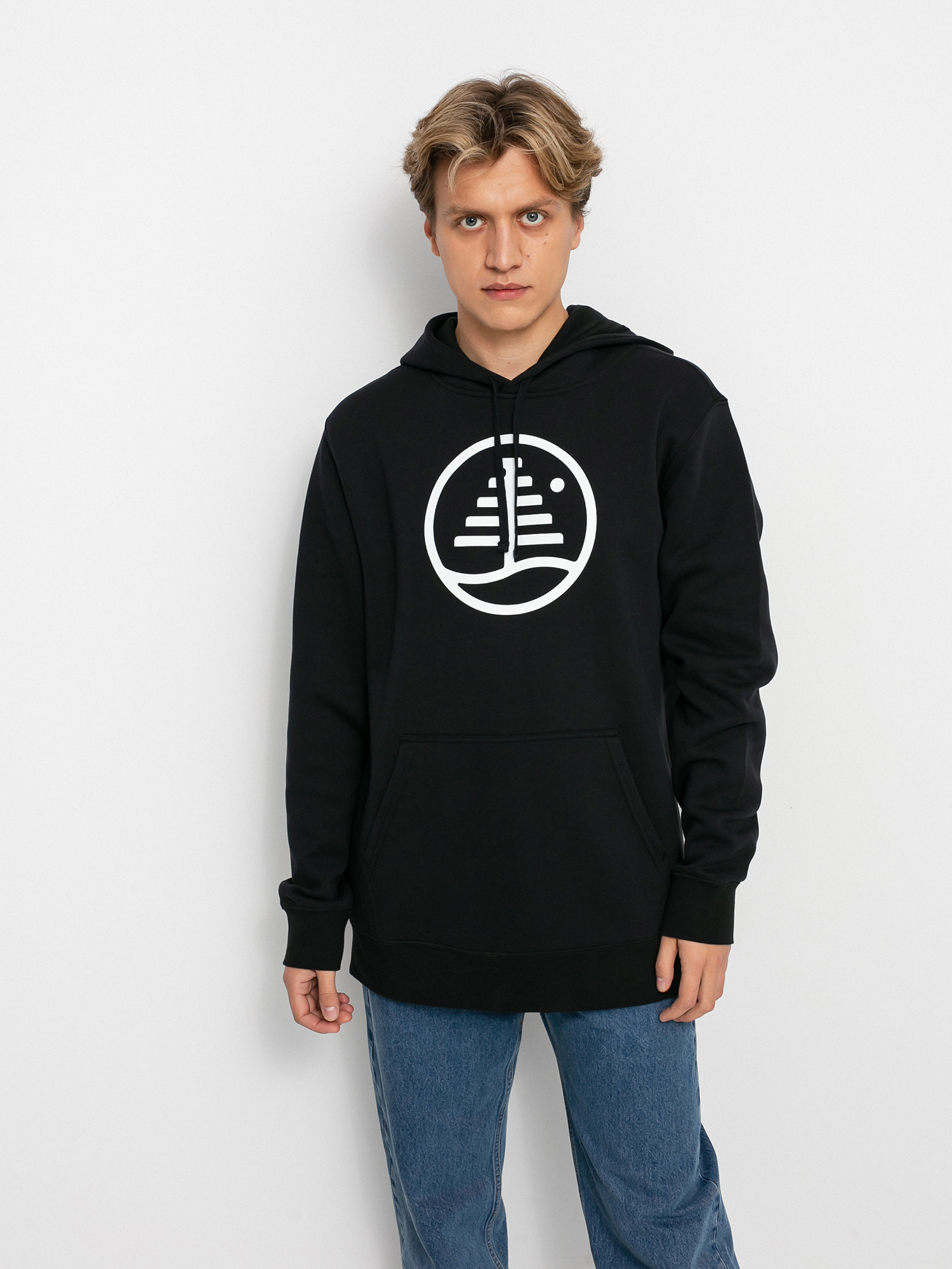 Bluza z kapturem Burton Family Tree Pullover HD (true black)