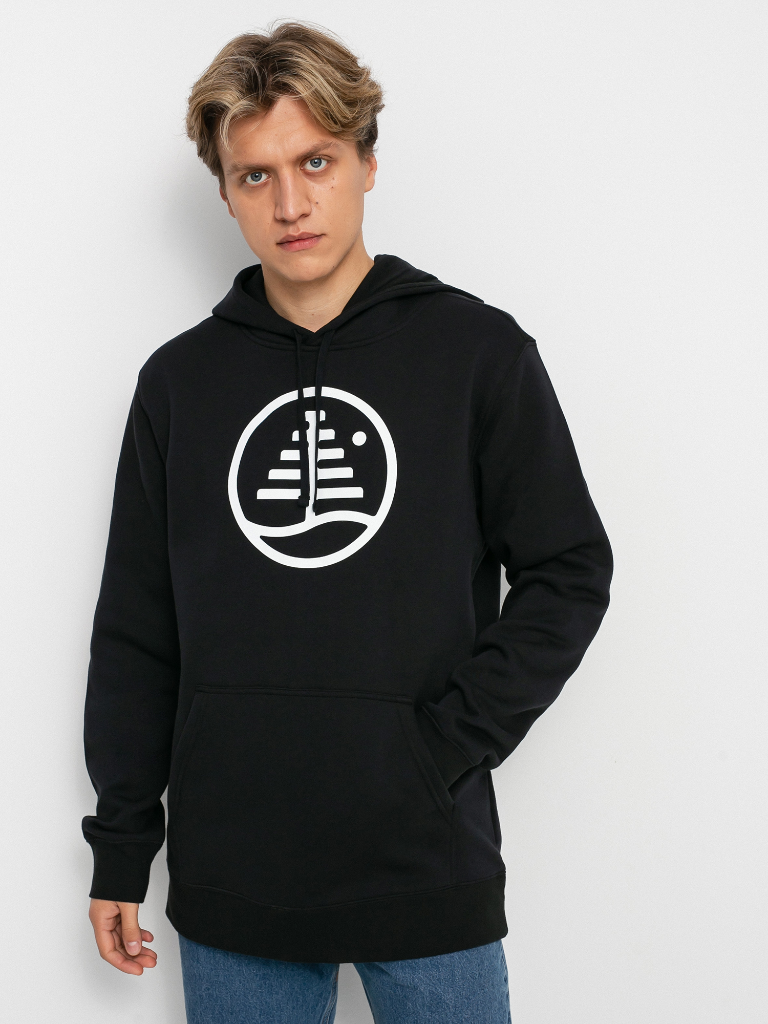 Bluza z kapturem Burton Family Tree Pullover HD (true black)