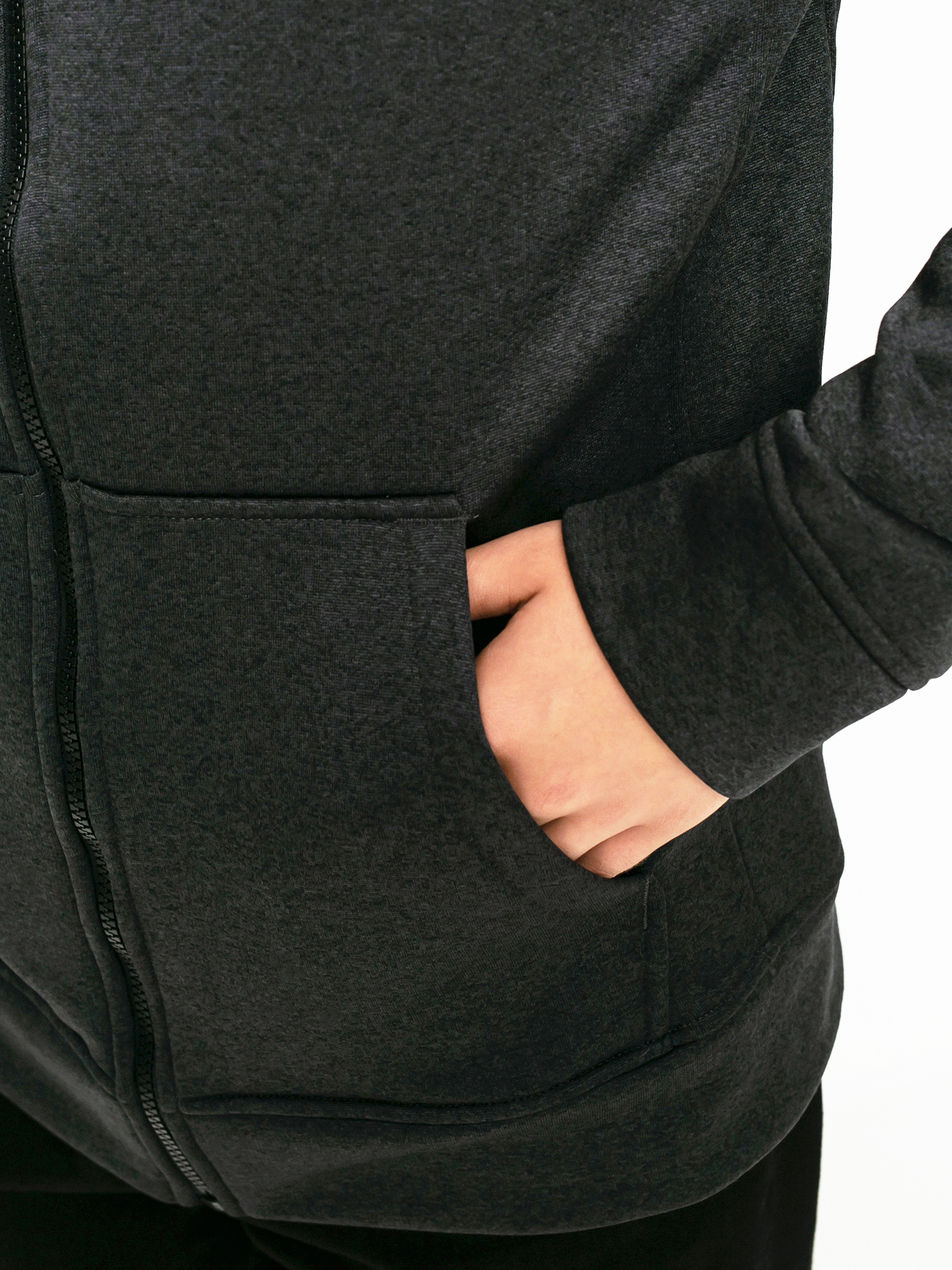 Bluza z kapturem Burton Oak Seasonal ZHD (true black heather)