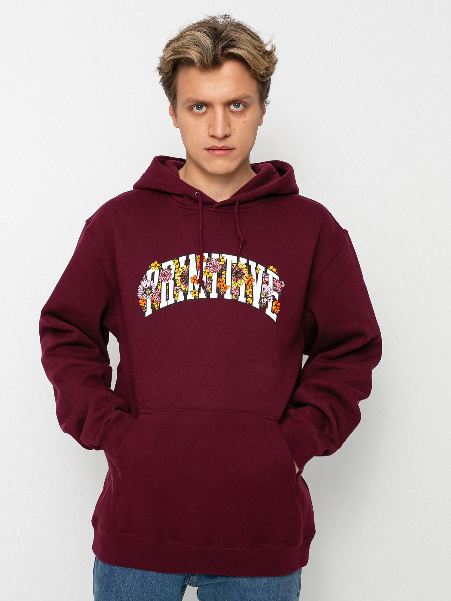 Bluza z kapturem Primitive Tournament HD (burgundy)
