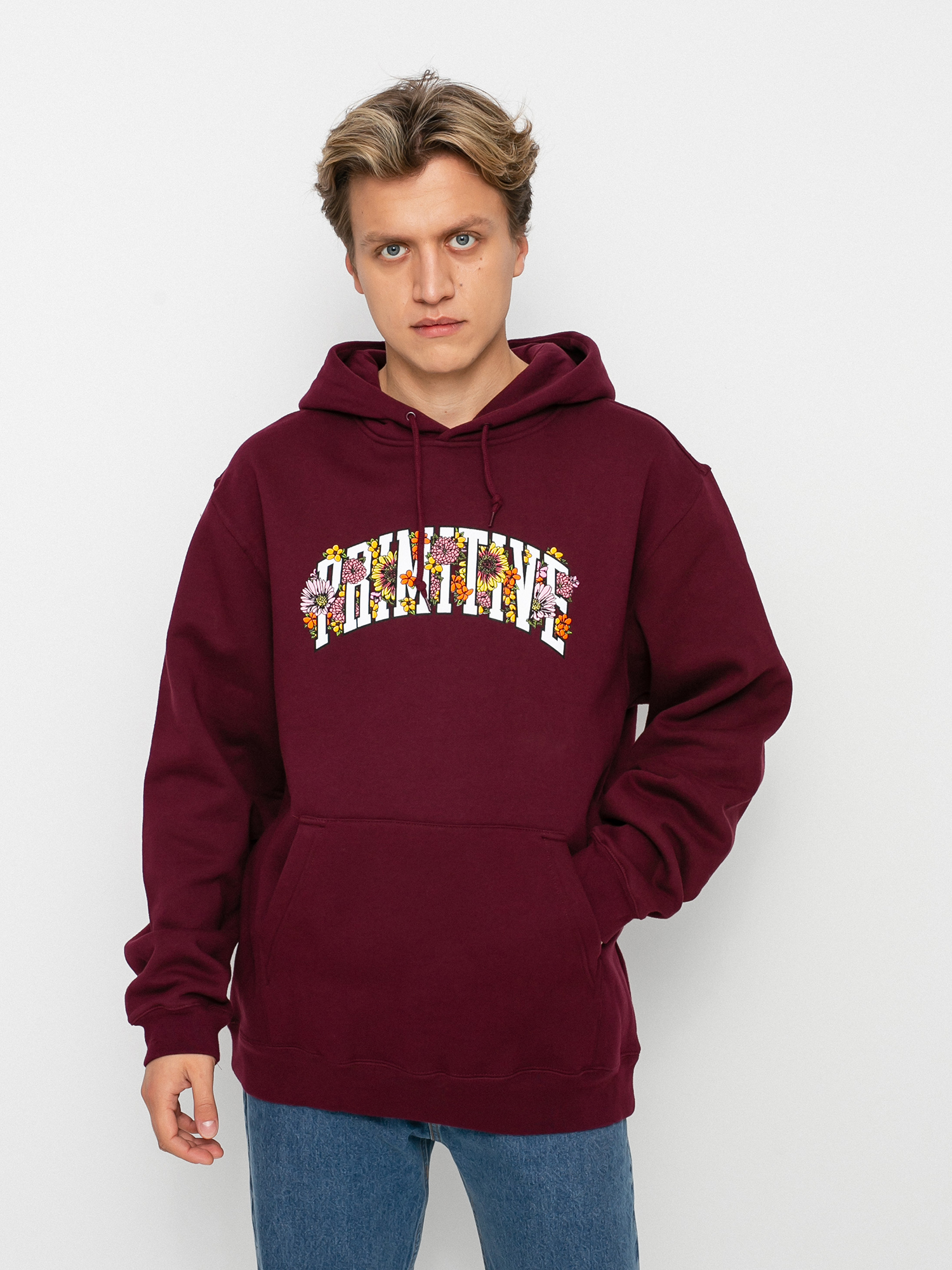 Bluza z kapturem Primitive Tournament HD (burgundy)