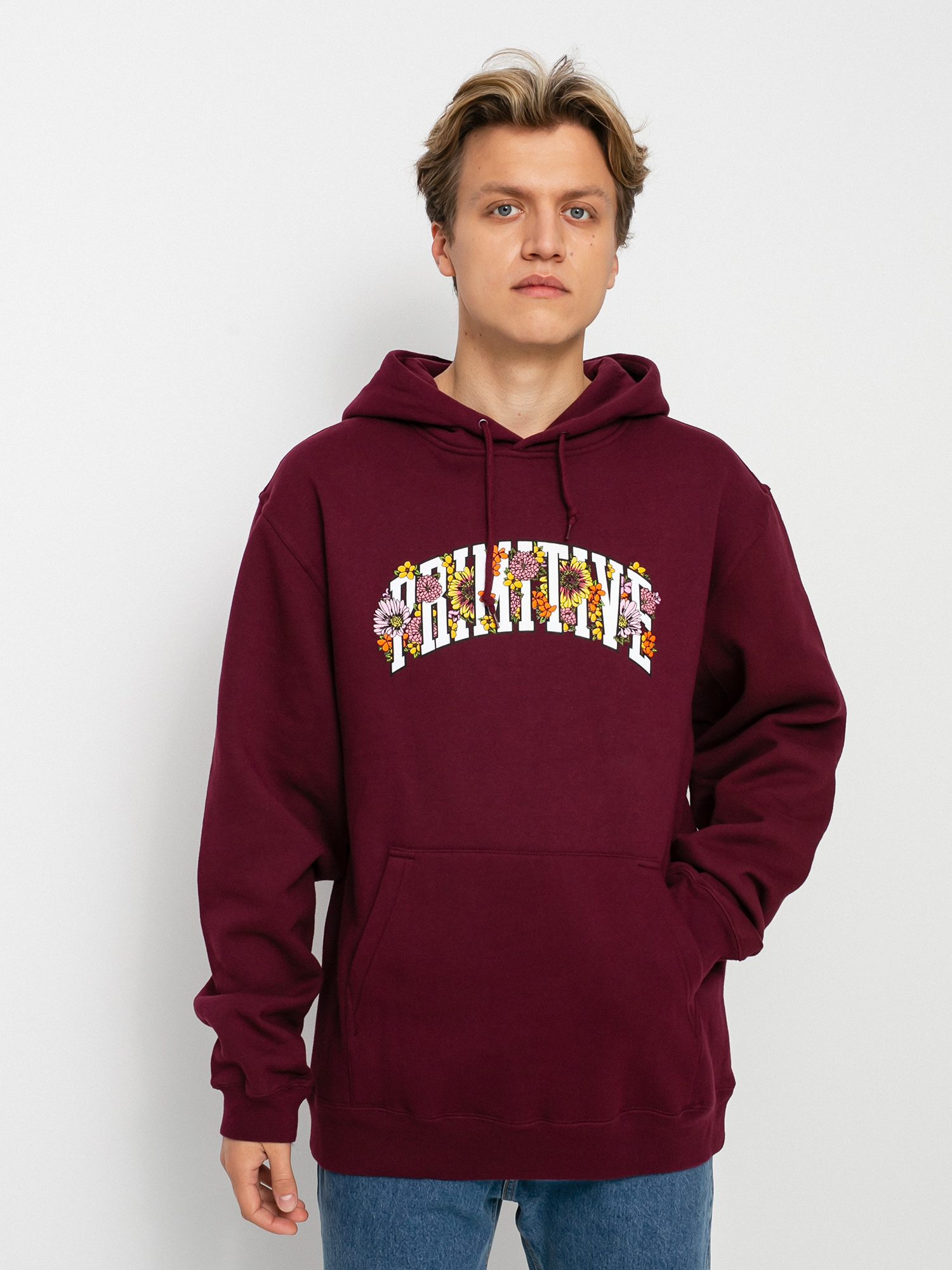 Bluza z kapturem Primitive Tournament HD (burgundy)