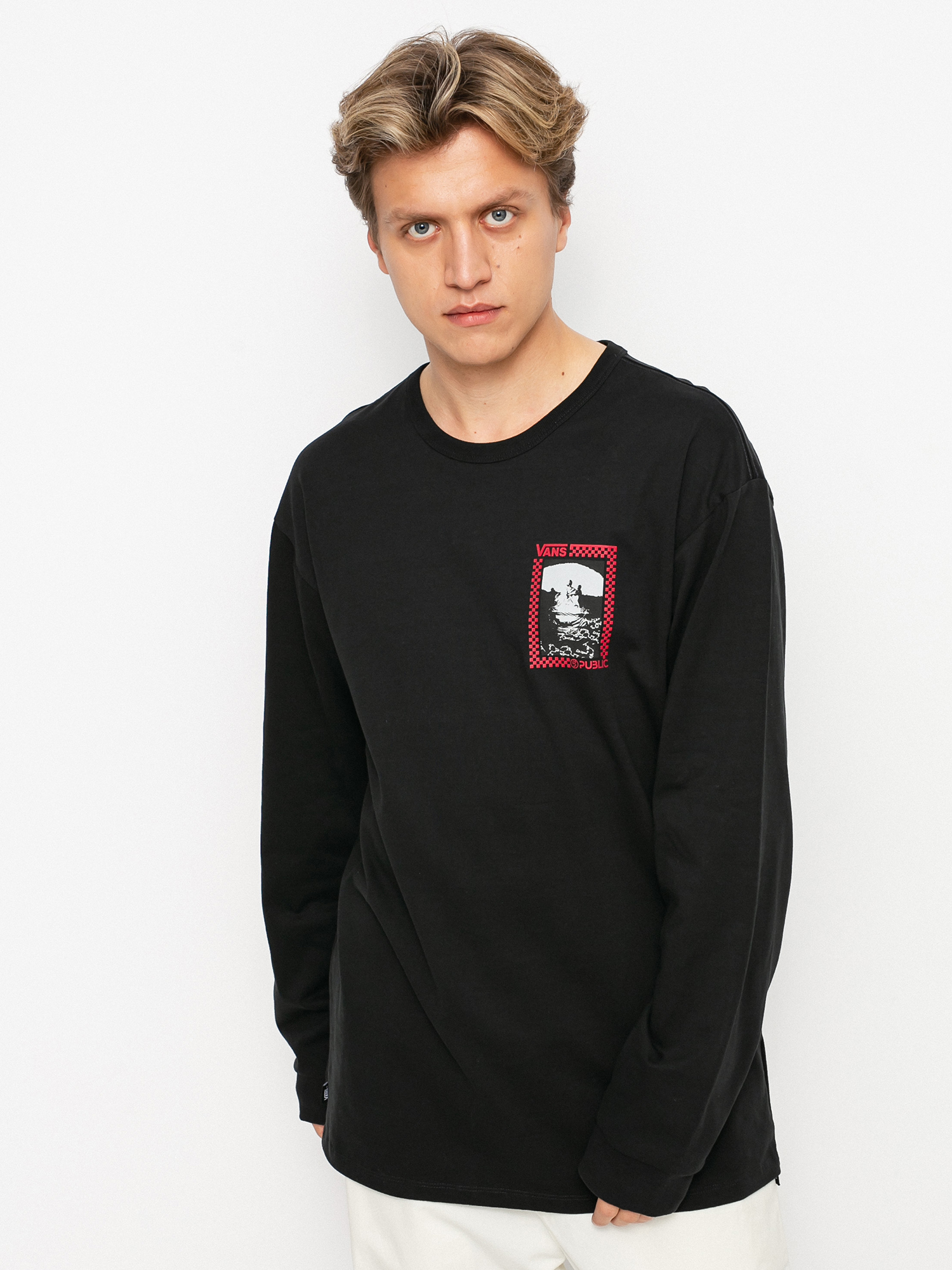 Longsleeve Vans X Public Snow (black)
