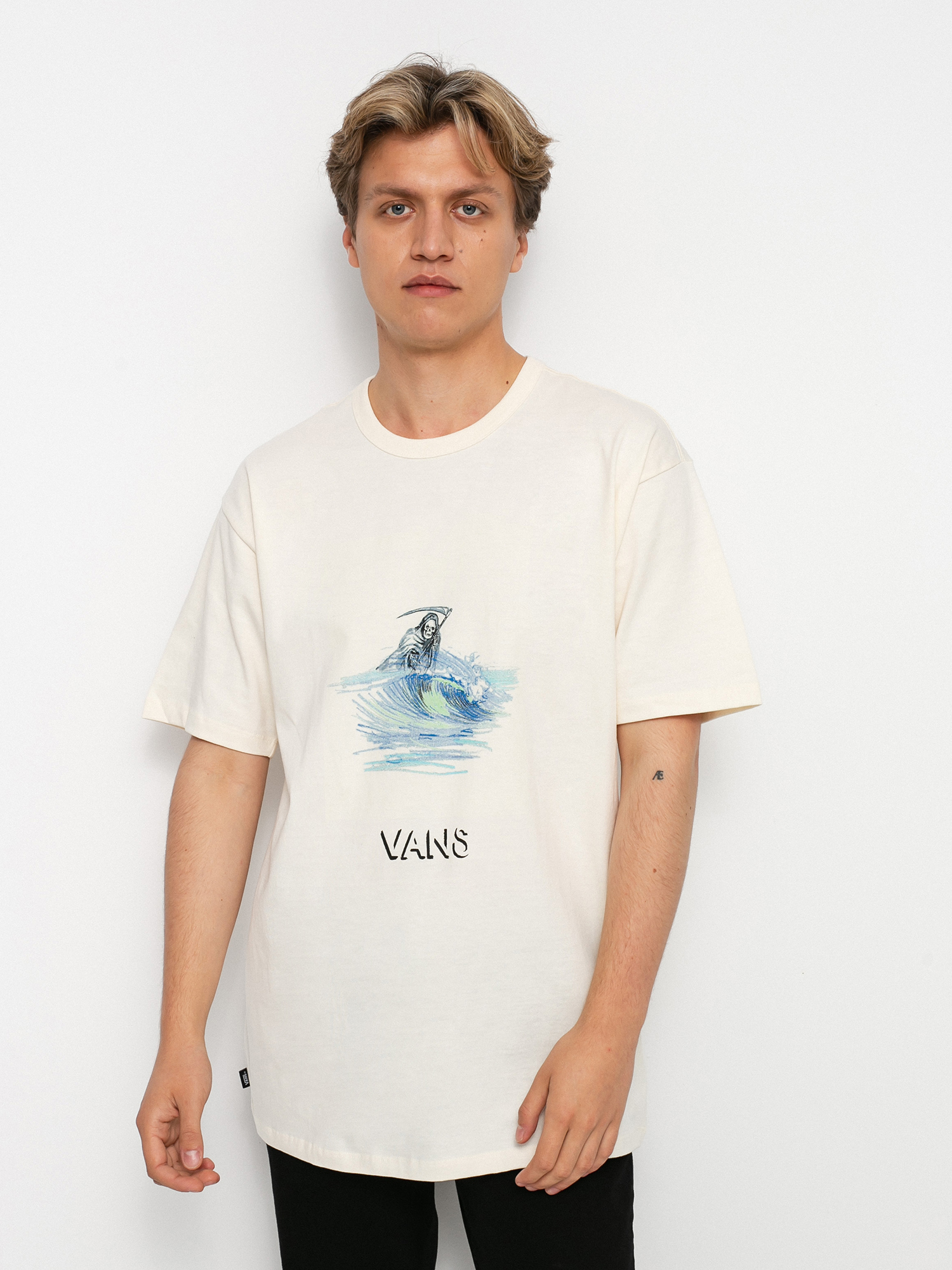 T-shirt Vans Off The Wall Gallery Nathan K (antique white)