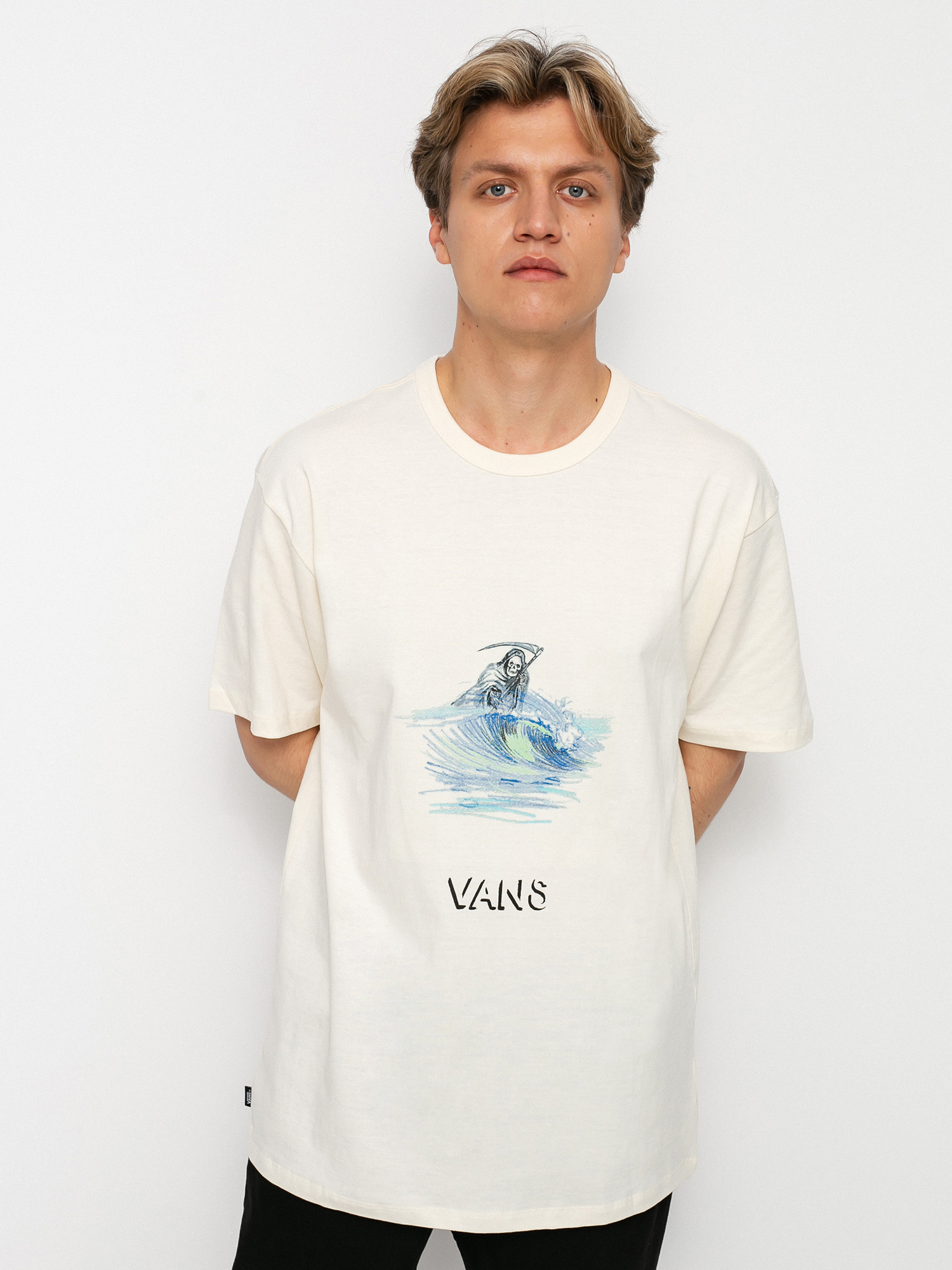 T-shirt Vans Off The Wall Gallery Nathan K (antique white)