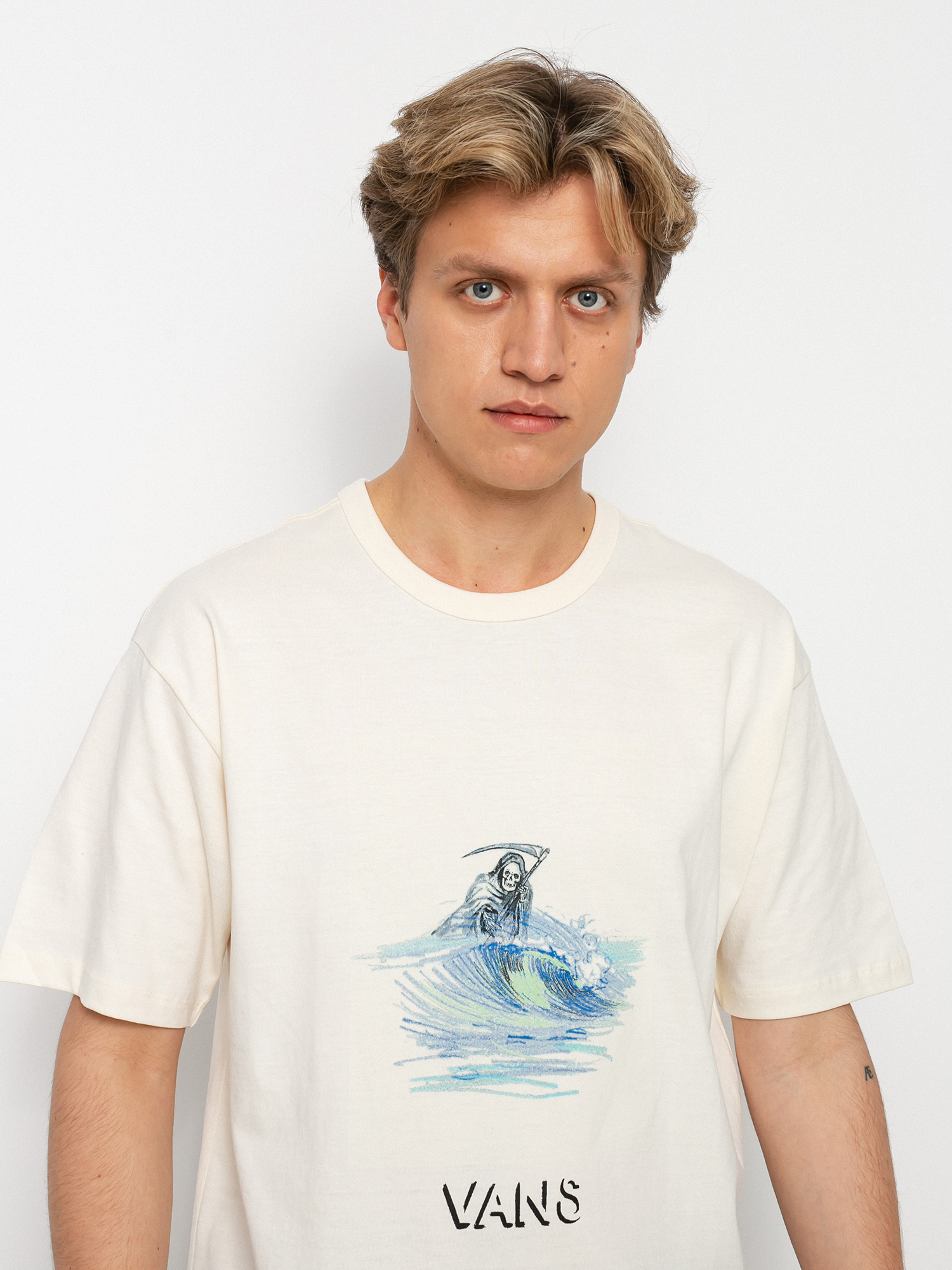 T-shirt Vans Off The Wall Gallery Nathan K (antique white)