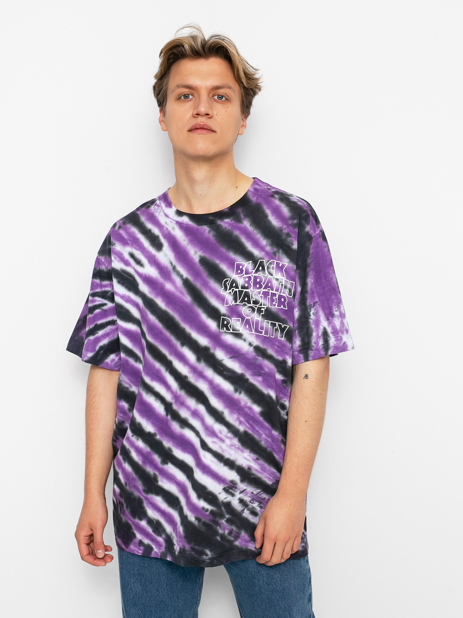T-shirt DC X Black Sabbath Tie Dye (black/ purple tie dye)