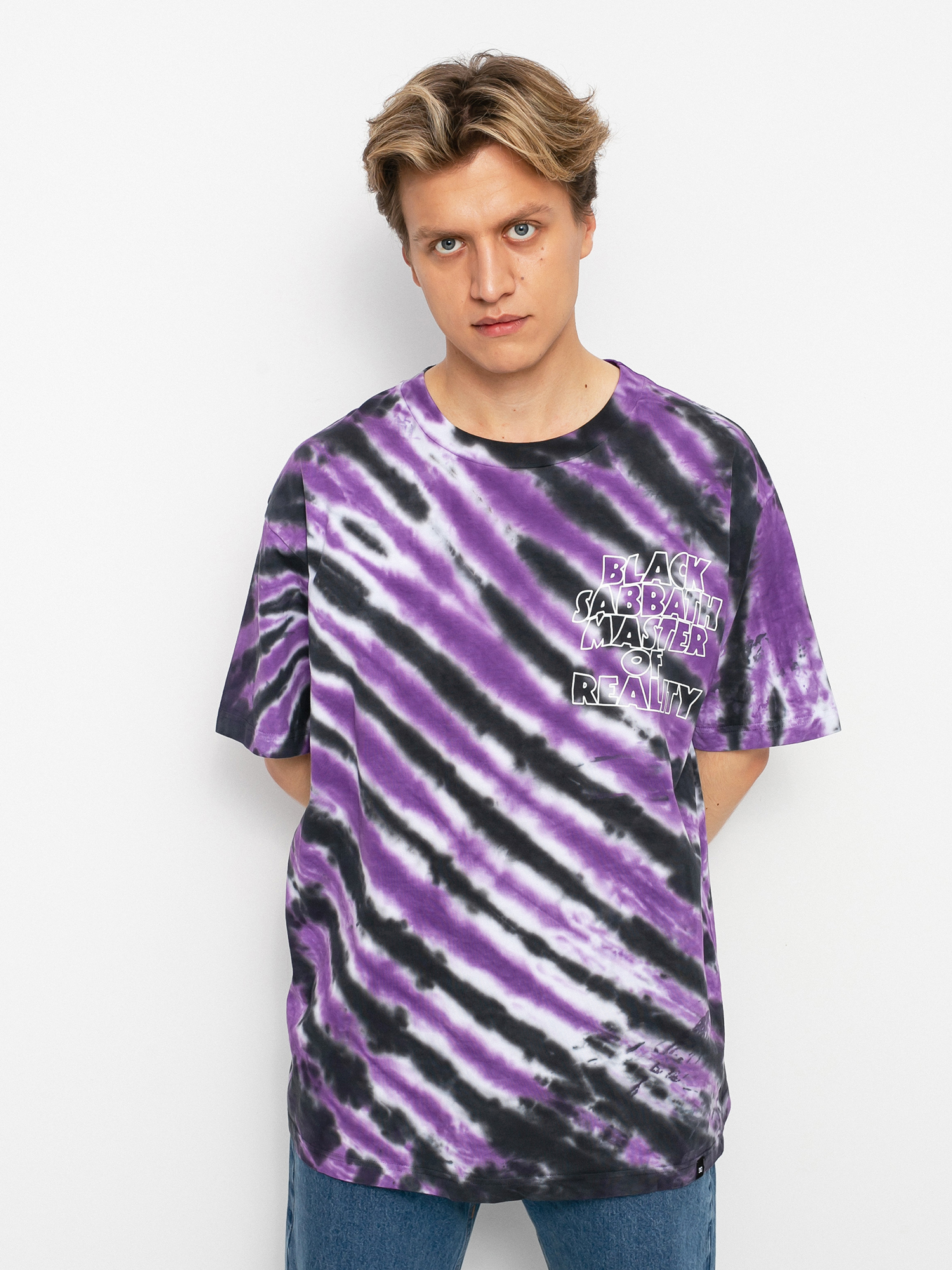 T-shirt DC X Black Sabbath Tie Dye (black/ purple tie dye)