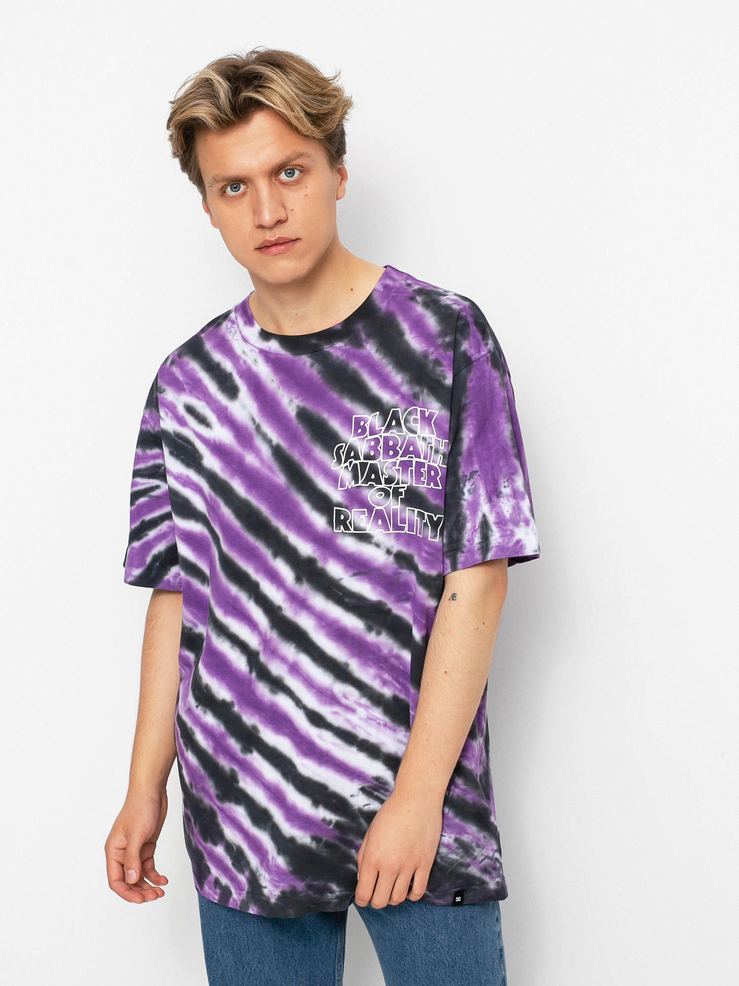 T-shirt DC X Black Sabbath Tie Dye (black/ purple tie dye)