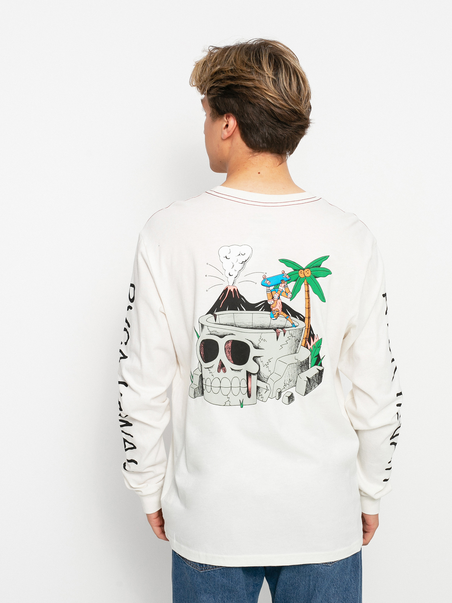 Longsleeve RVCA Skull Bowl (pirate black)
