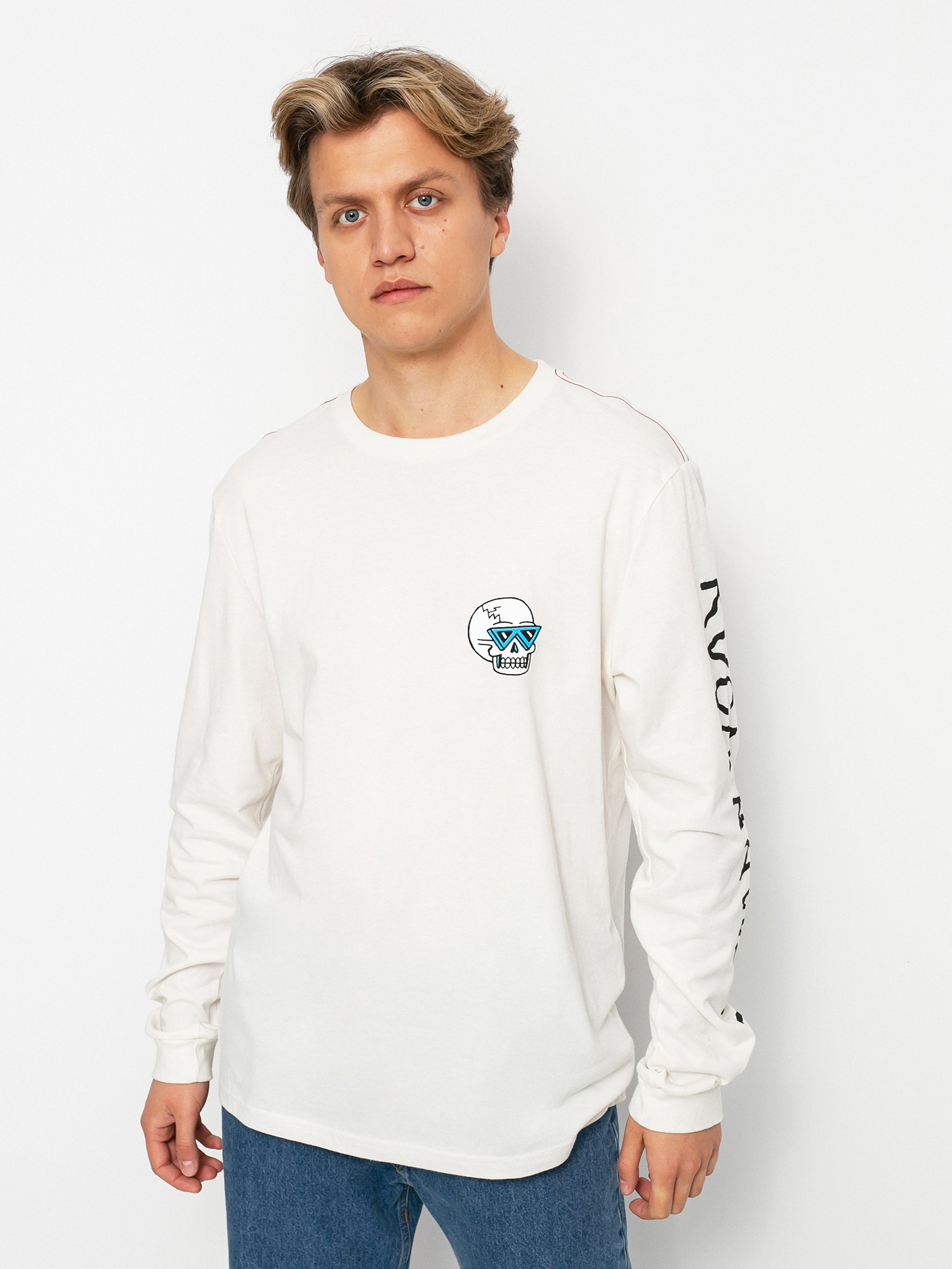 Longsleeve RVCA Skull Bowl (pirate black)