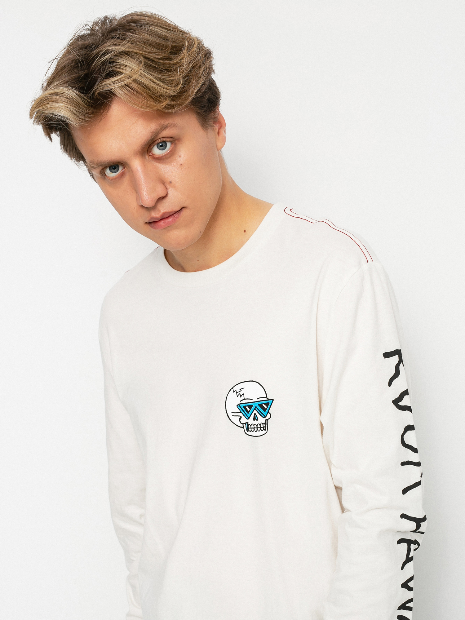 Longsleeve RVCA Skull Bowl (pirate black)