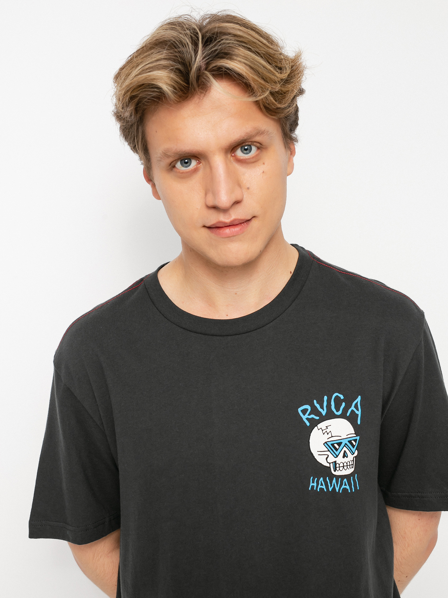 T-shirt RVCA Skull Bowl (pirate black)