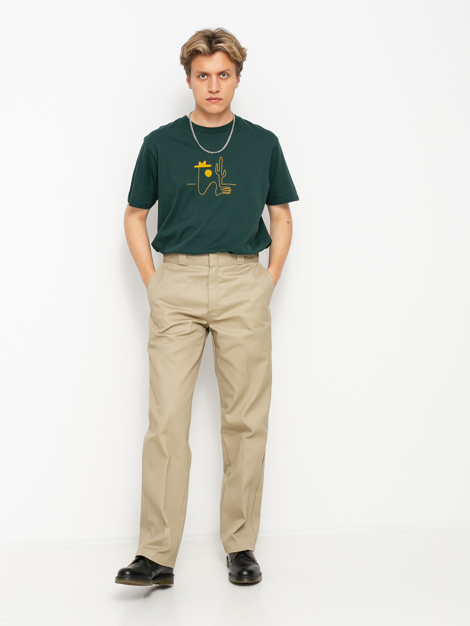 T-shirt Billabong X Wrangler Sleepwalker (bottle green)