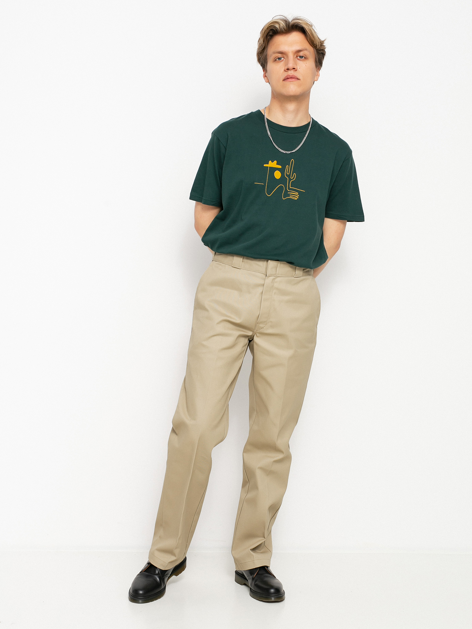 T-shirt Billabong X Wrangler Sleepwalker (bottle green)