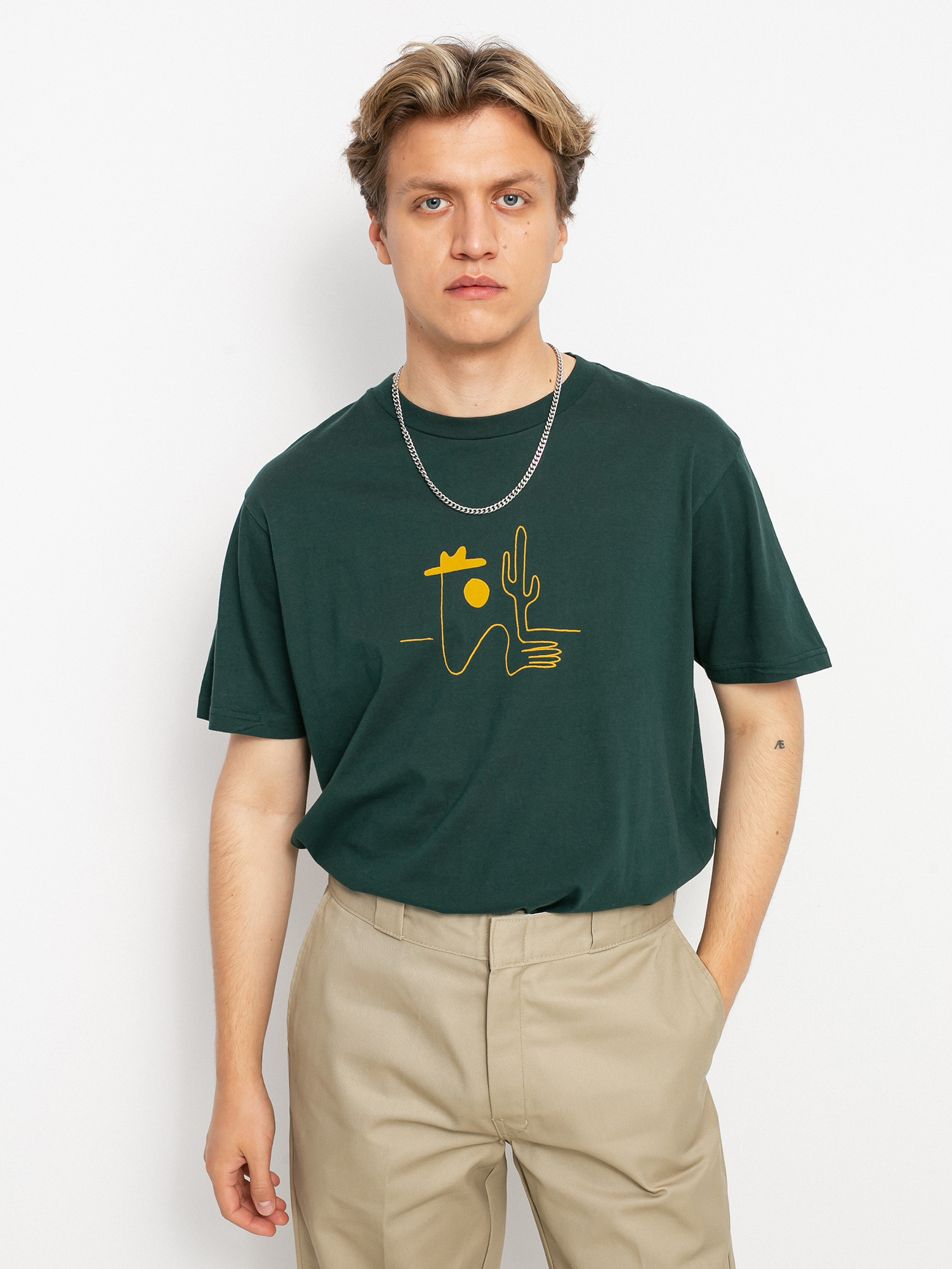 T-shirt Billabong X Wrangler Sleepwalker (bottle green)