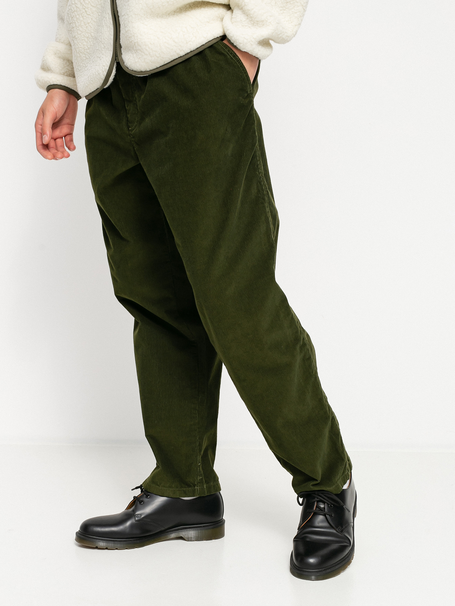 Spodnie Polar Skate Cord Surf (dark olive)