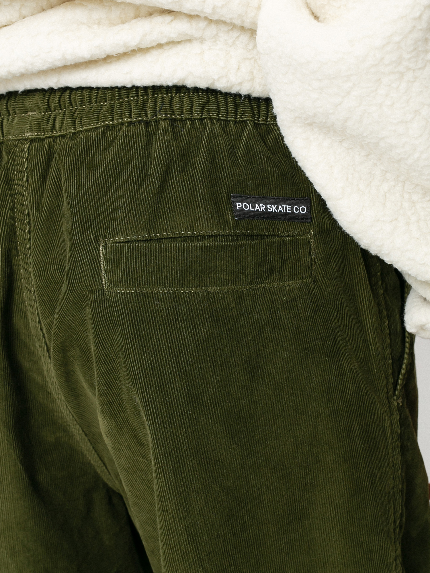 Spodnie Polar Skate Cord Surf (dark olive)