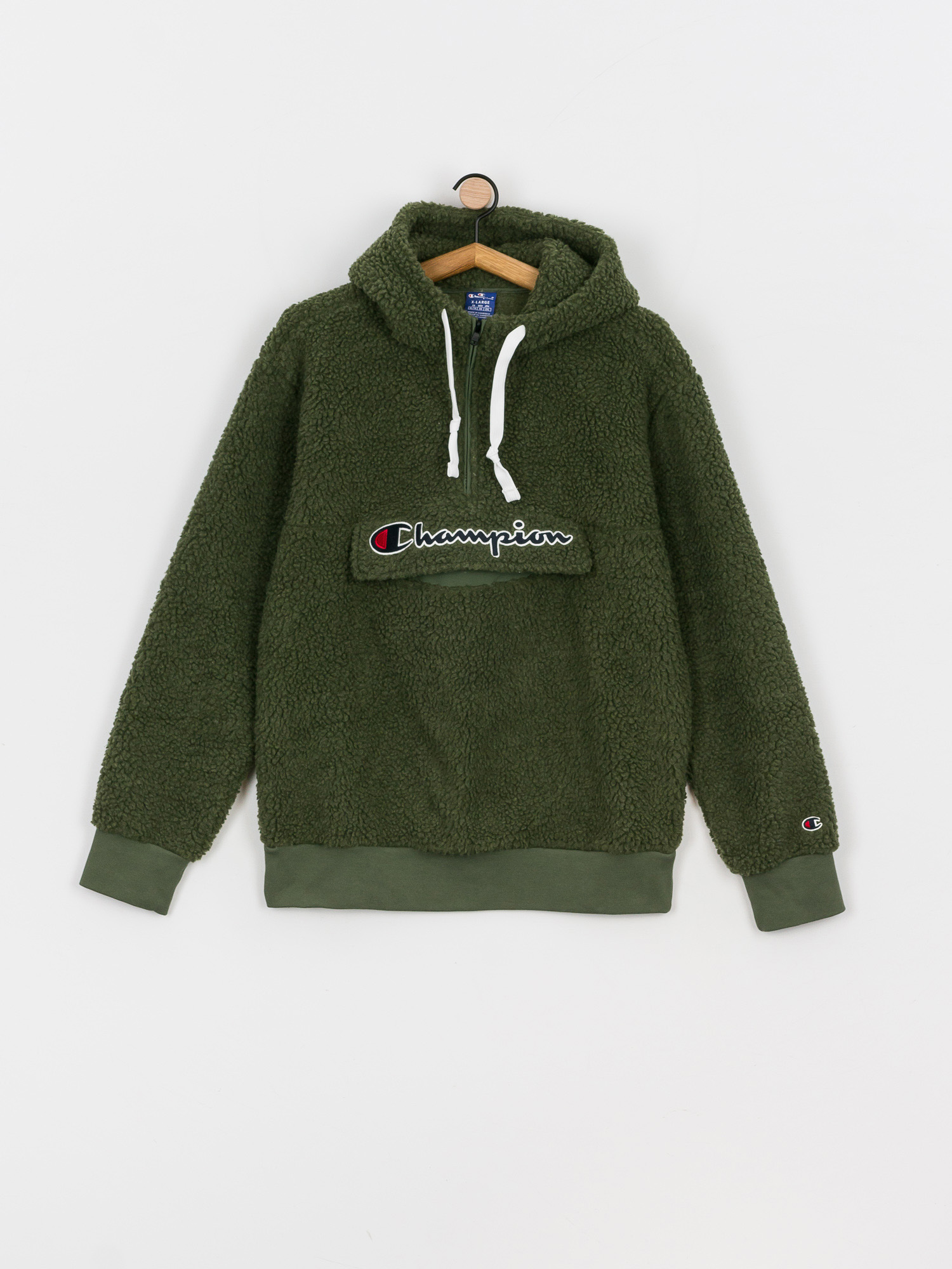 Bluza z kapturem Champion Hooded Half Zip Top 214978 (tym)