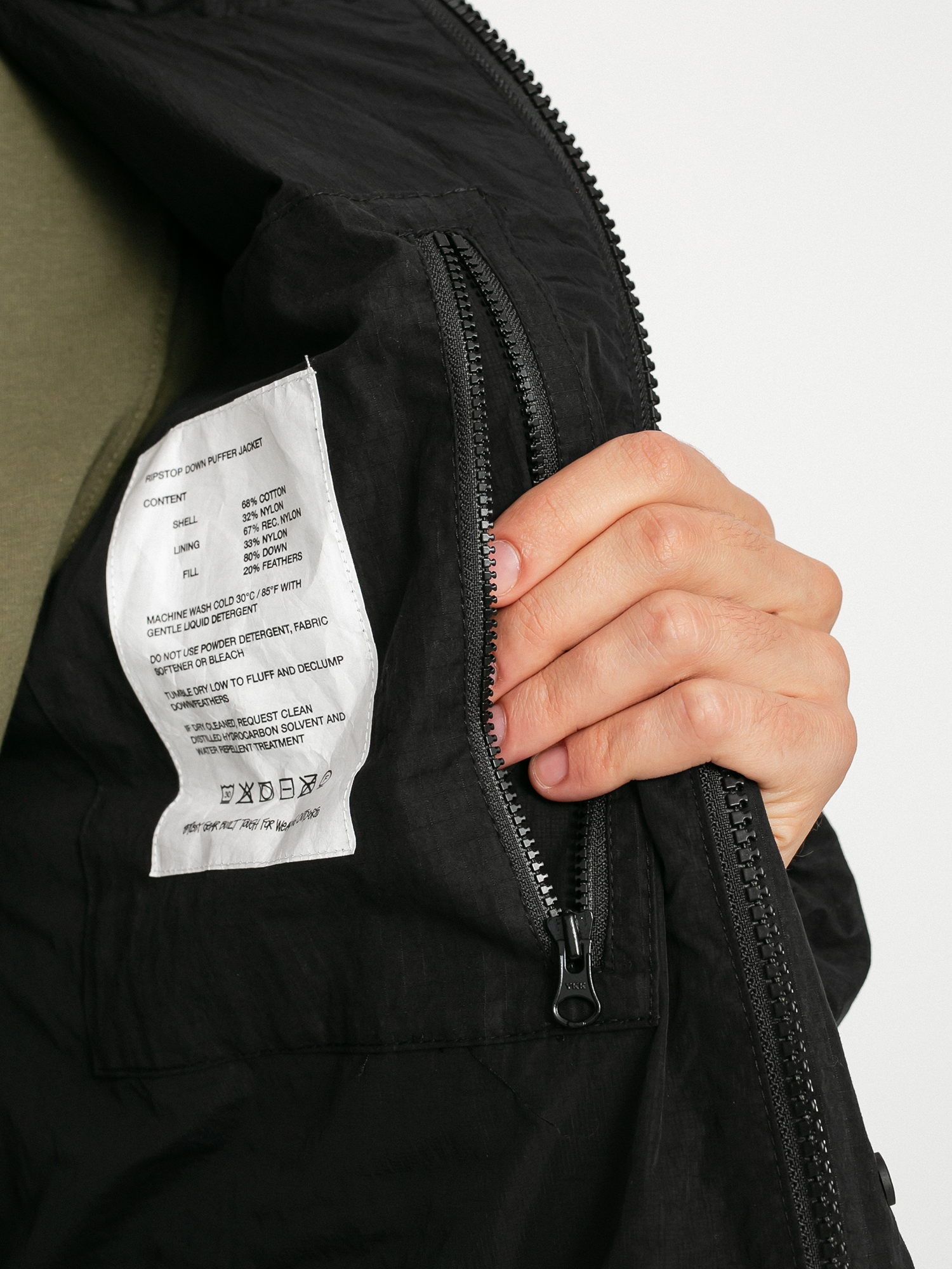 Kurtka Stussy Solid Puffer (black)