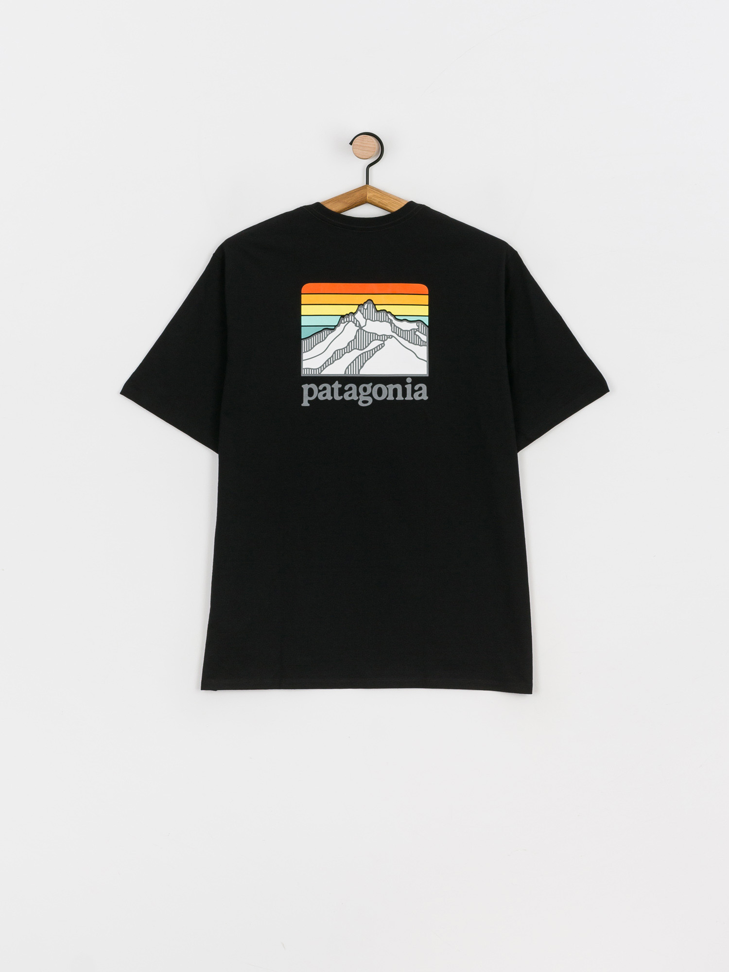 T-shirt Patagonia Line Logo Ridge Pocket Responsibili (black)