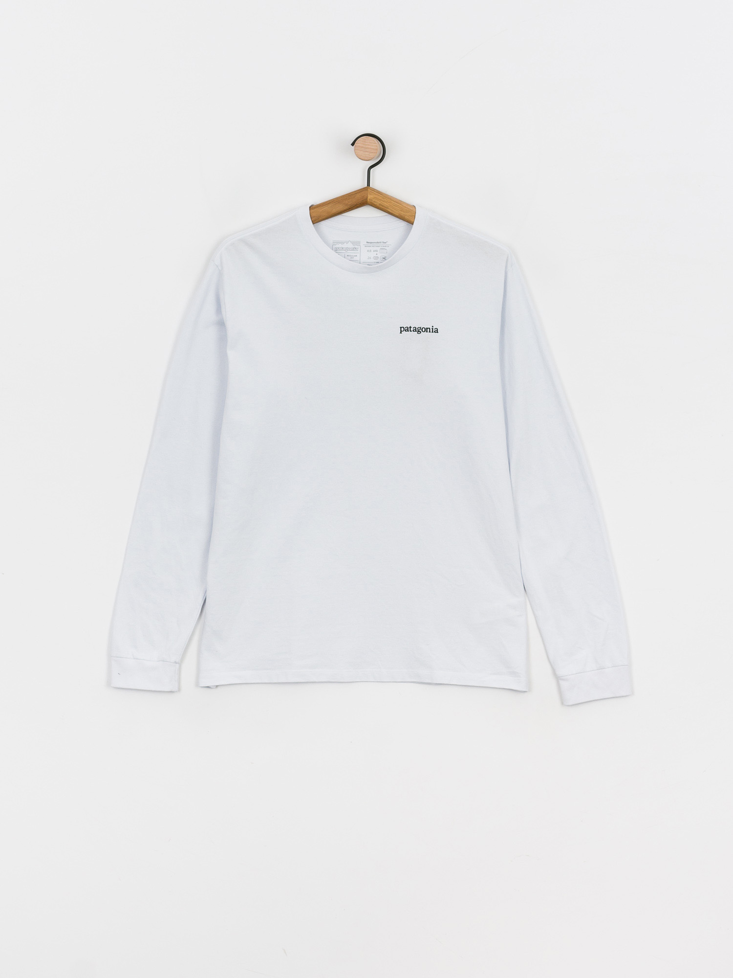 Longsleeve Patagonia Line Logo Ridge Responsibili (white)