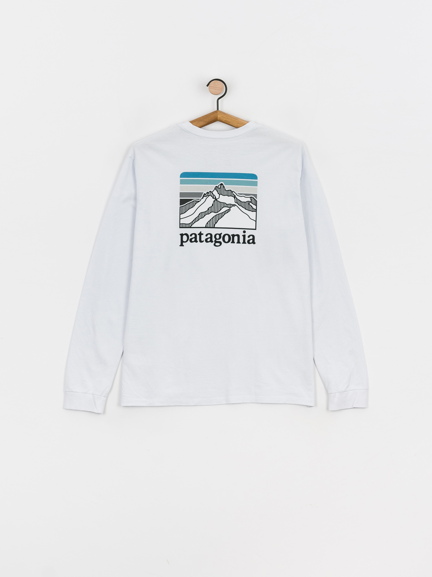 Longsleeve Patagonia Line Logo Ridge Responsibili (white)