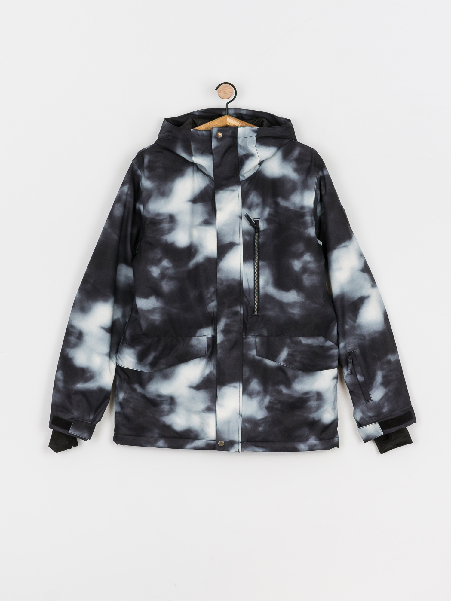 Męska Kurtka snowboardowa Quiksilver Msn Printed (black particul)