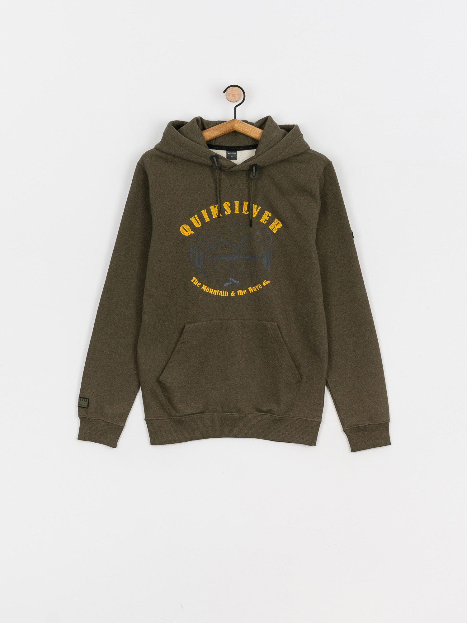 Męska Bluza aktywna Quiksilver Big Logo Snow HD (grape leaf)