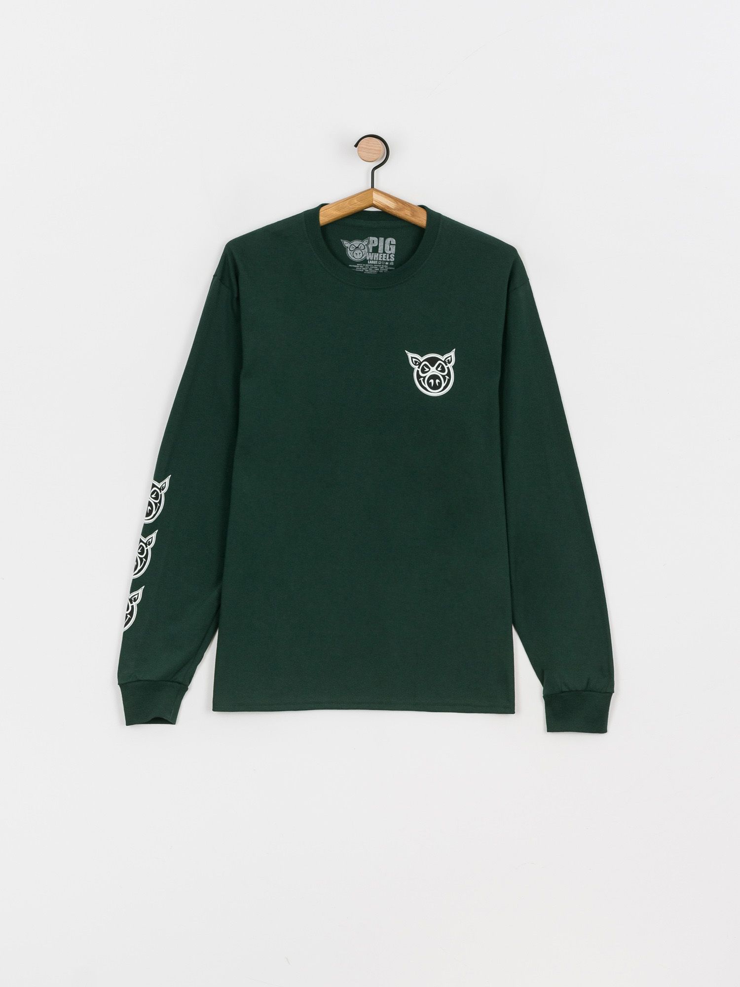 Longsleeve Pig Multi Pig (forest)