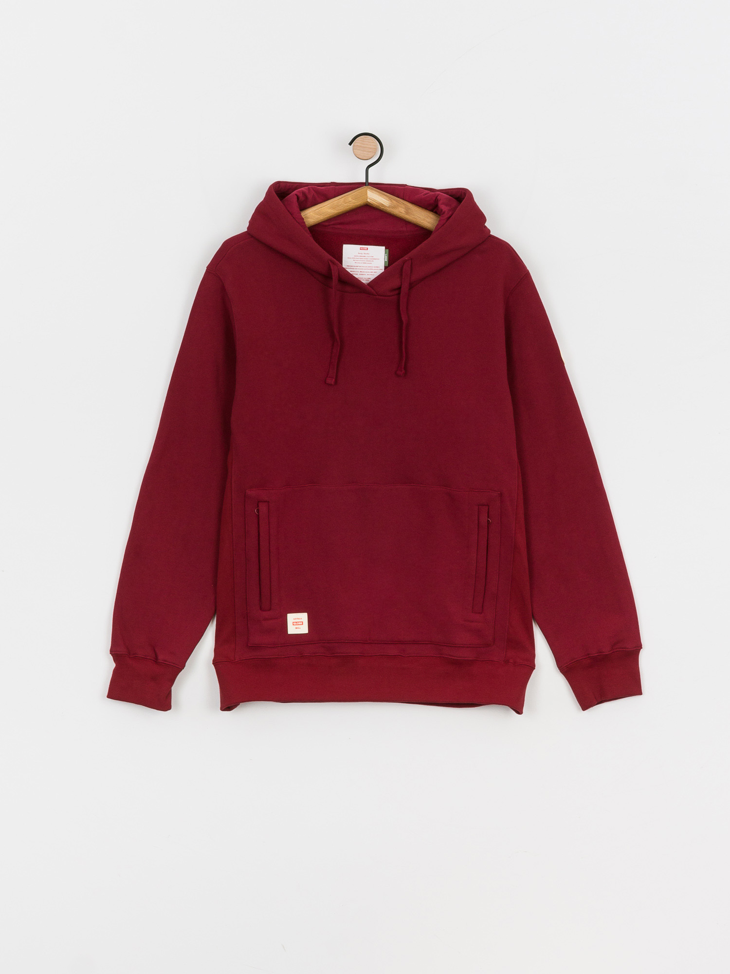 Bluza z kapturem Globe Burly HD (rhubarb)