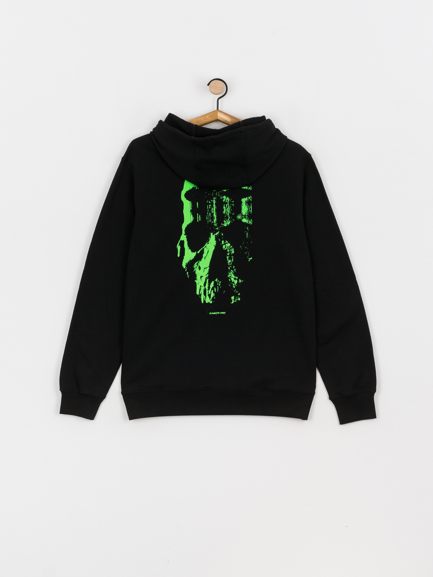 Bluza z kapturem Globe Refuse Skull HD (black)