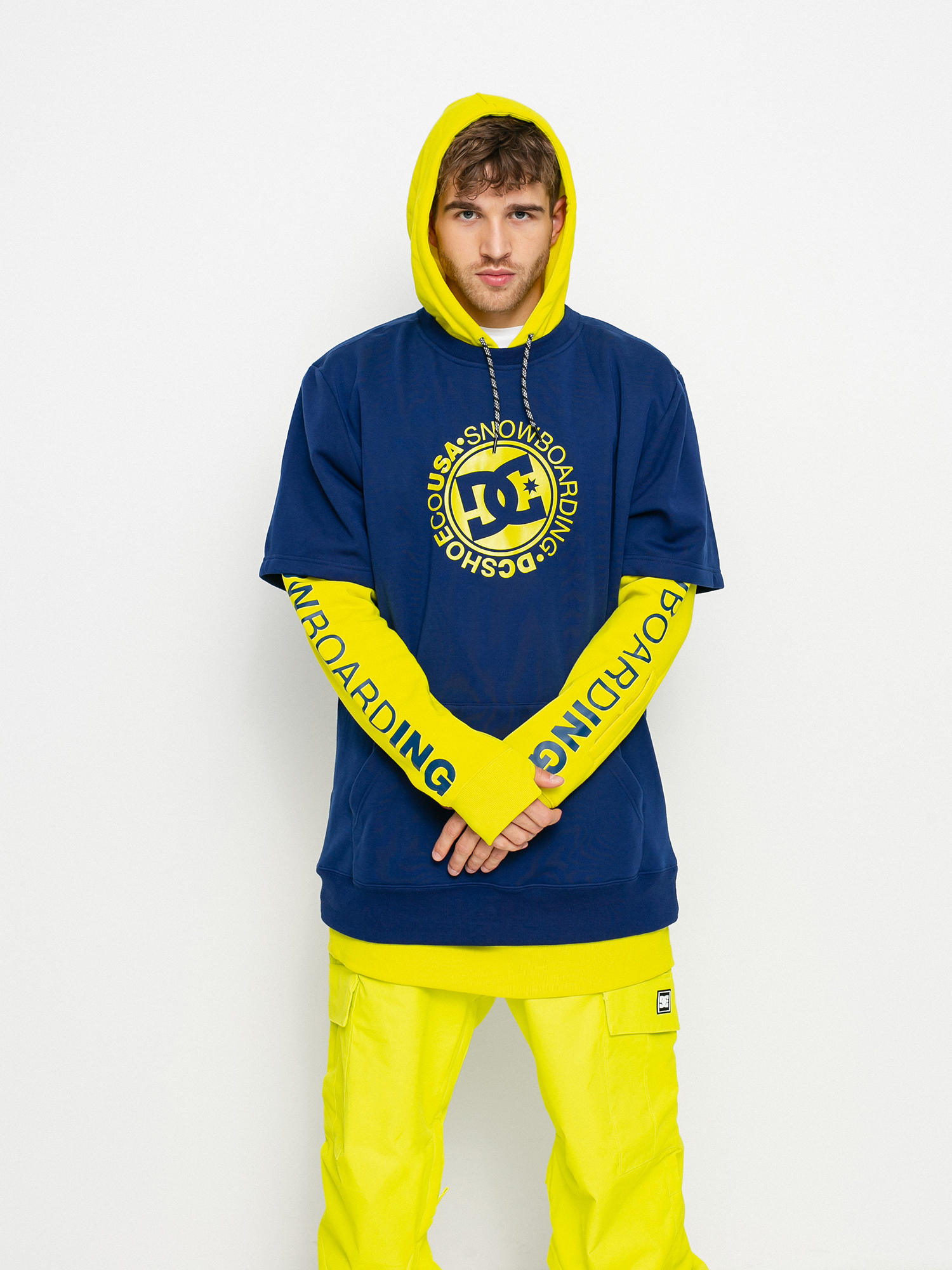 Męska Bluza aktywna DC Dryden (blue print)