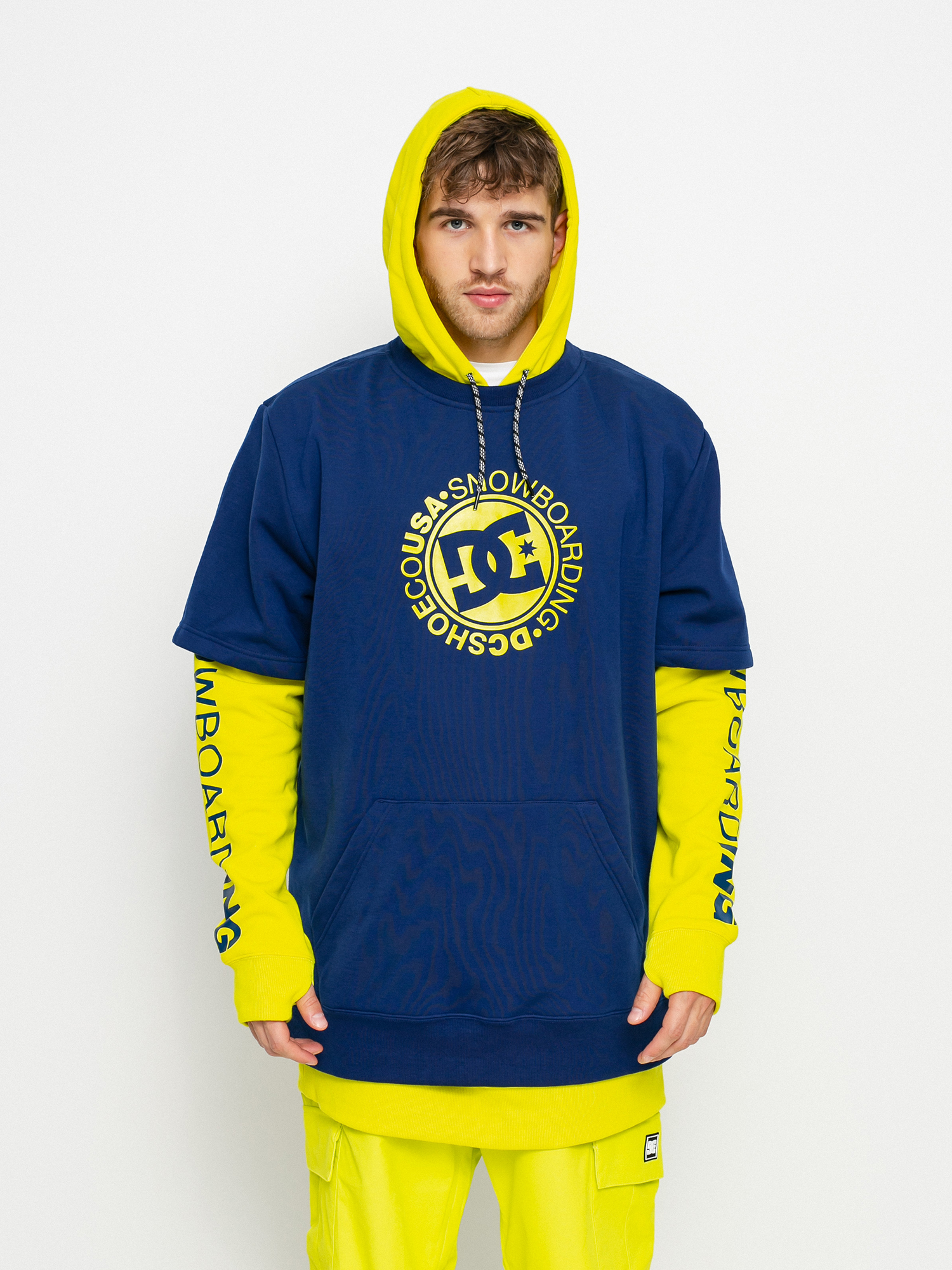 Męska Bluza aktywna DC Dryden (blue print)