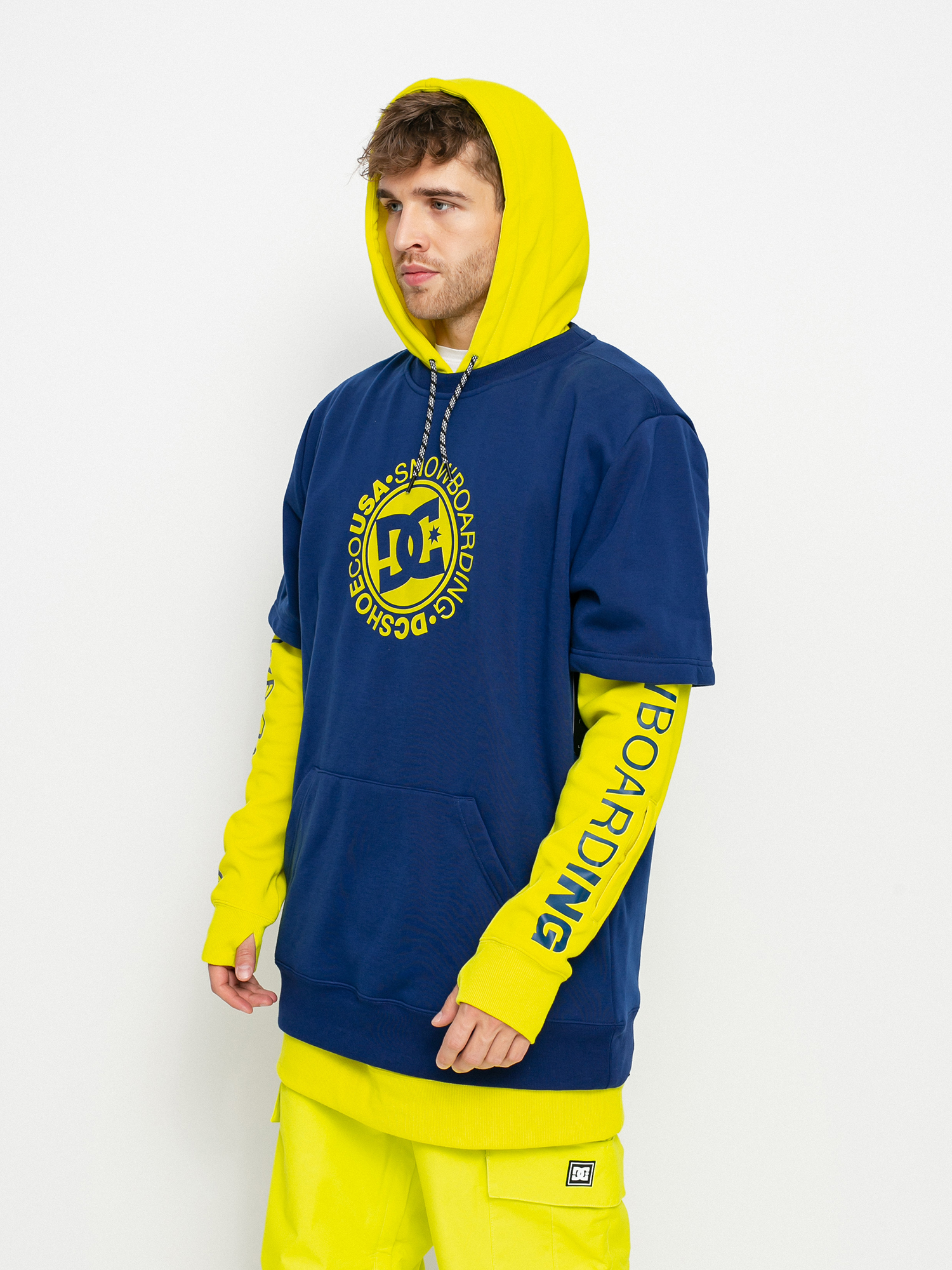 Męska Bluza aktywna DC Dryden (blue print)