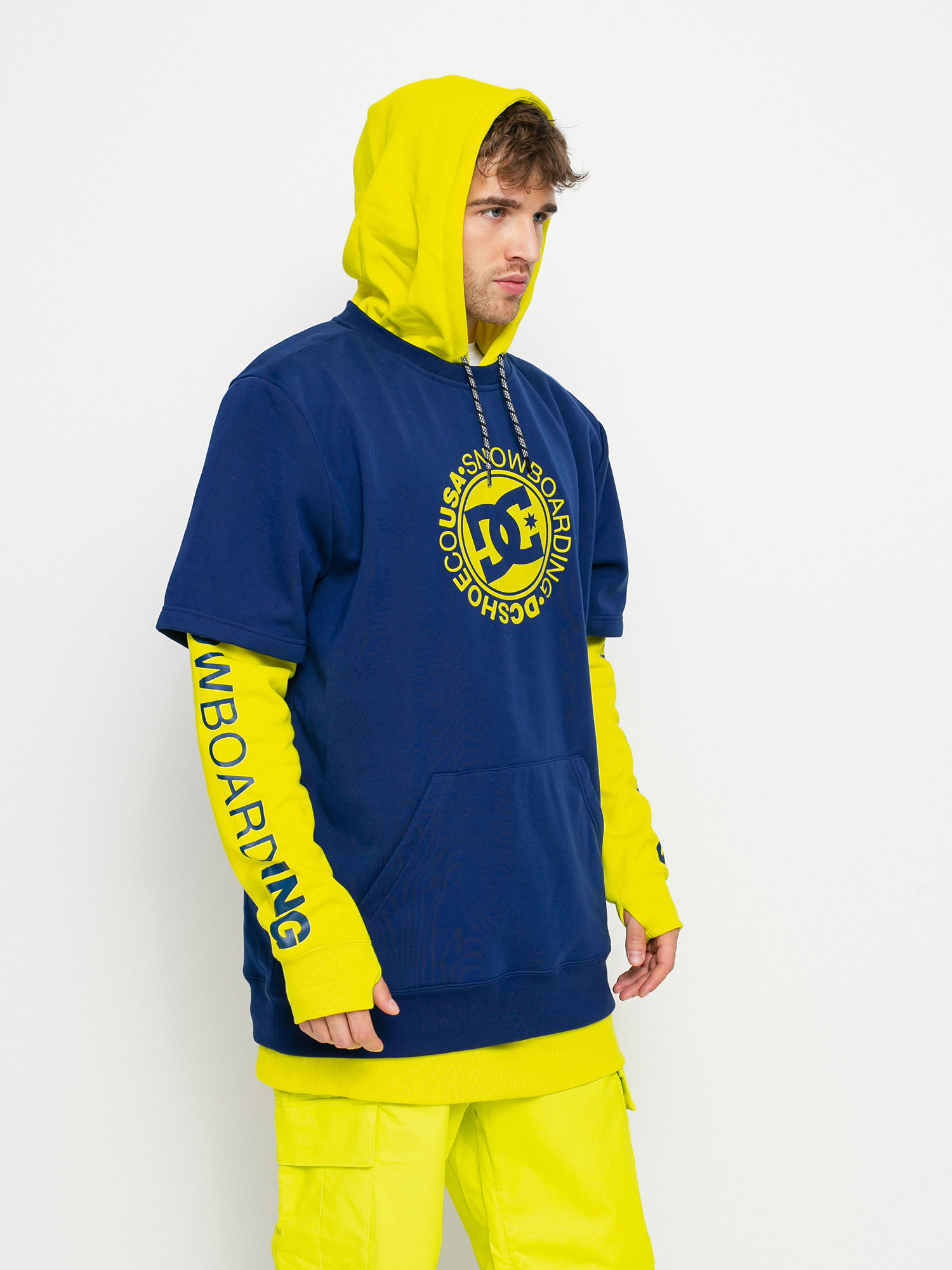 Męska Bluza aktywna DC Dryden (blue print)