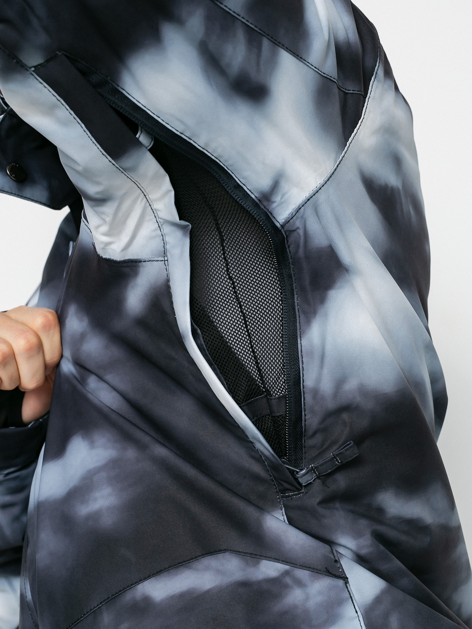 Męska Kurtka snowboardowa Quiksilver Msn Printed (black particul)