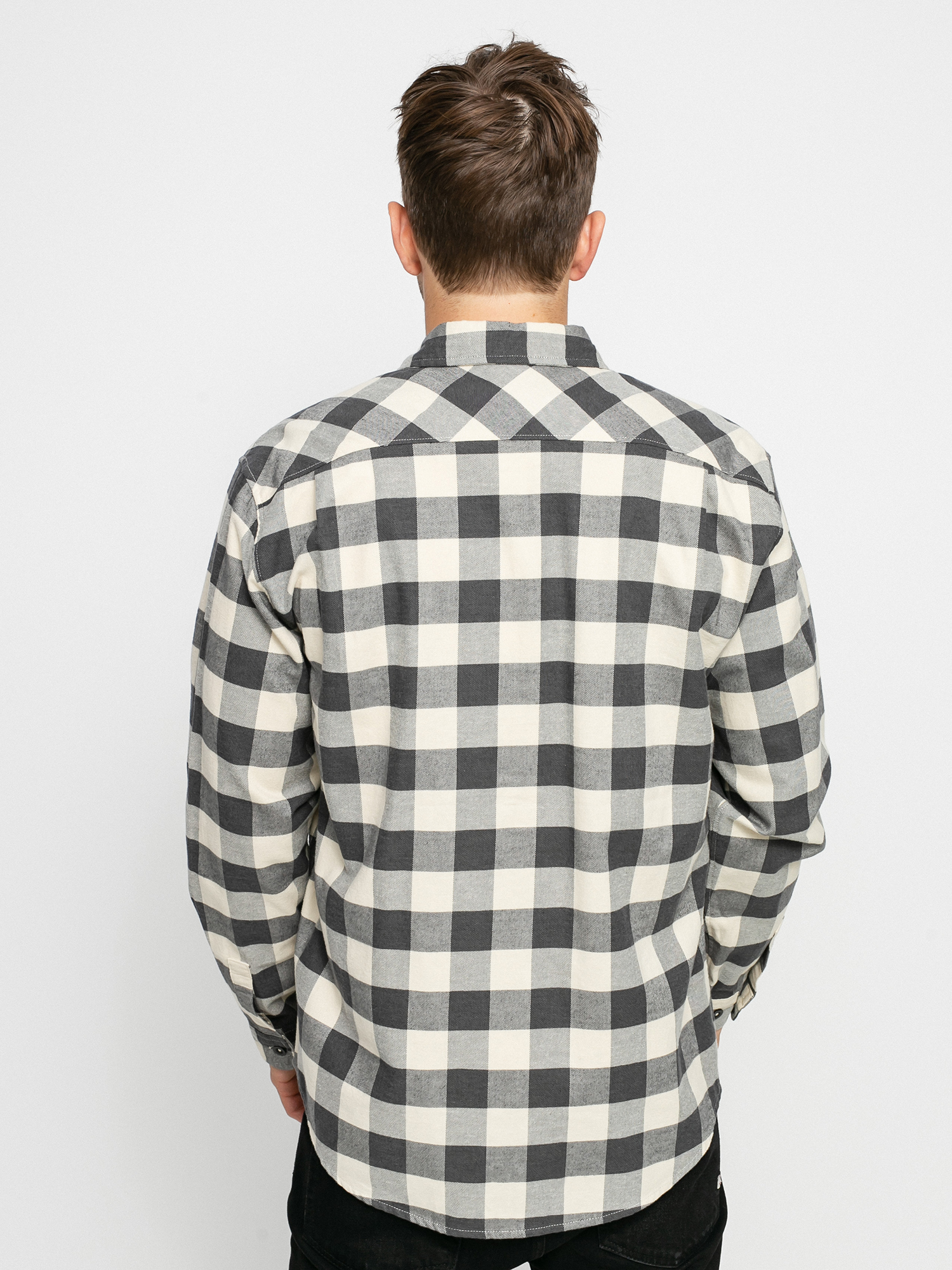 Koszula Burton Brighton Flannel (creme brulee heather buffalo plaid)