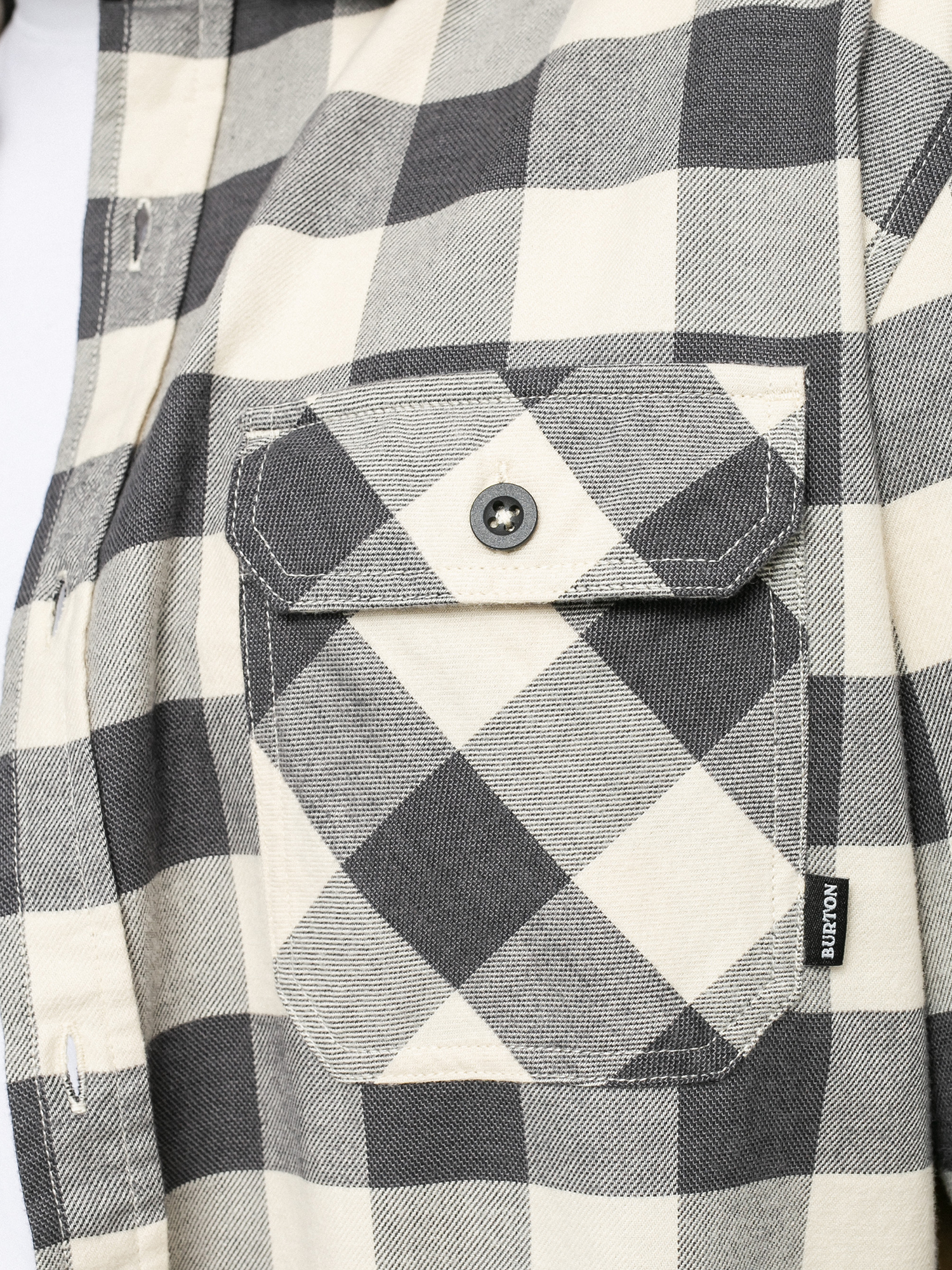 Koszula Burton Brighton Flannel (creme brulee heather buffalo plaid)
