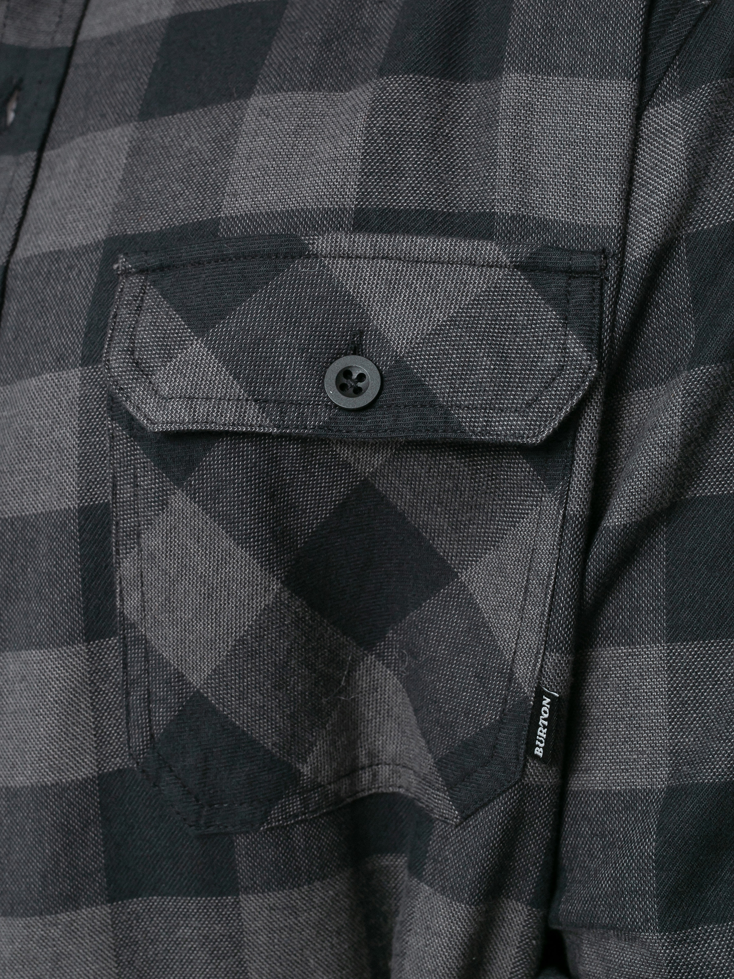 Koszula Burton Brighton Flannel (true black heather buffalo plaid)