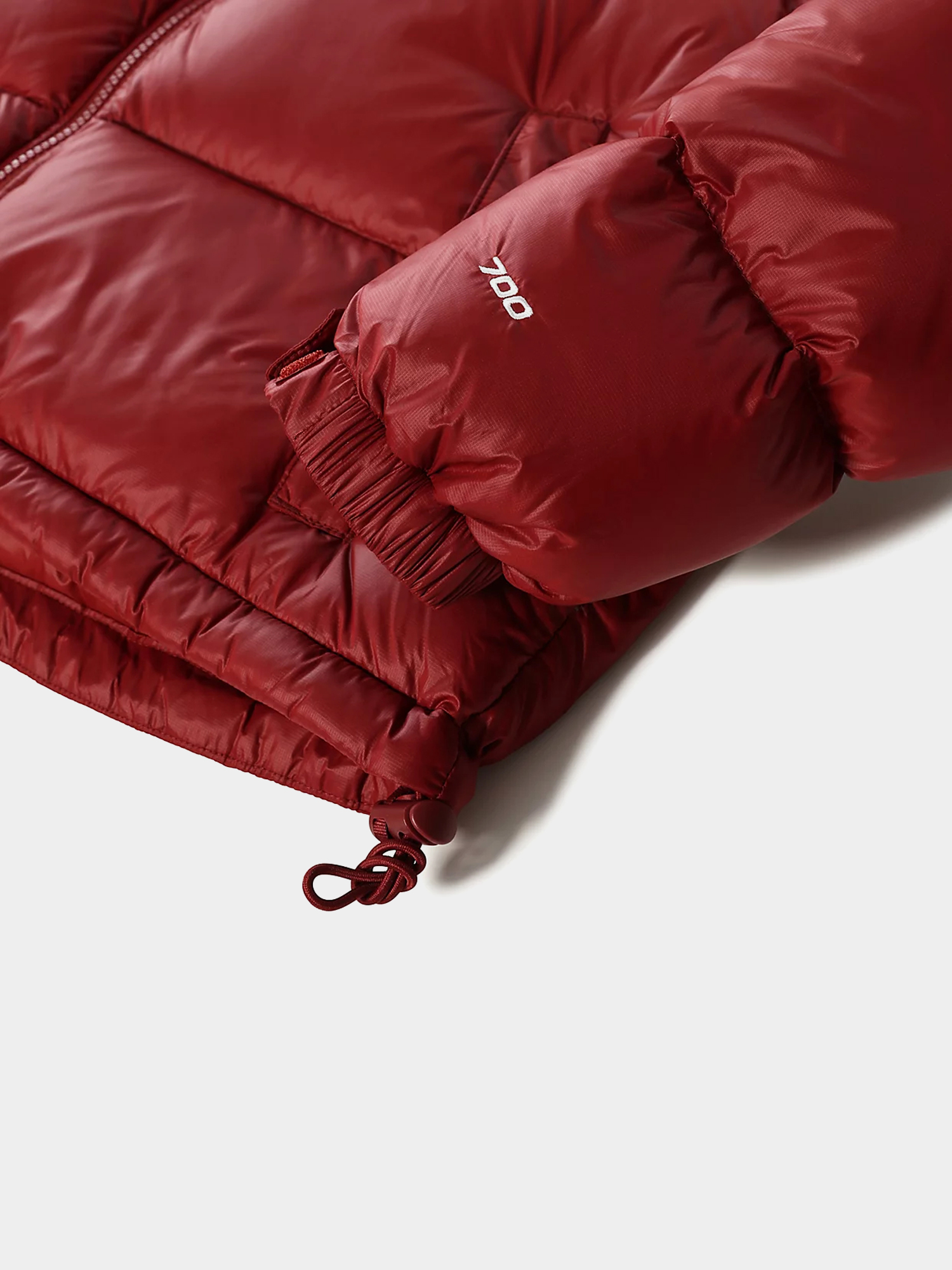 Kurtka The North Face Nuptse Short Wmn (brick house red)