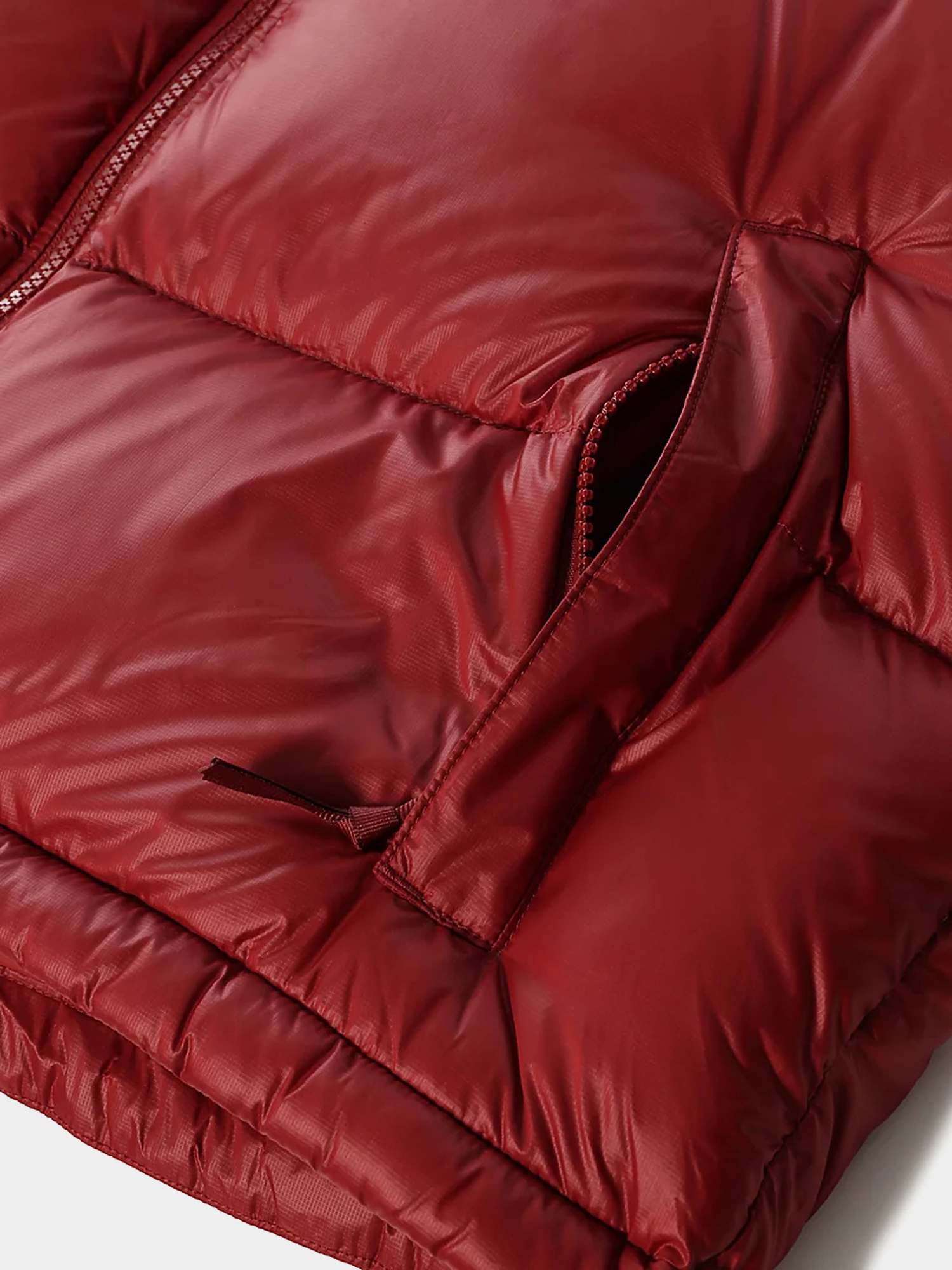 Kurtka The North Face Nuptse Short Wmn (brick house red)