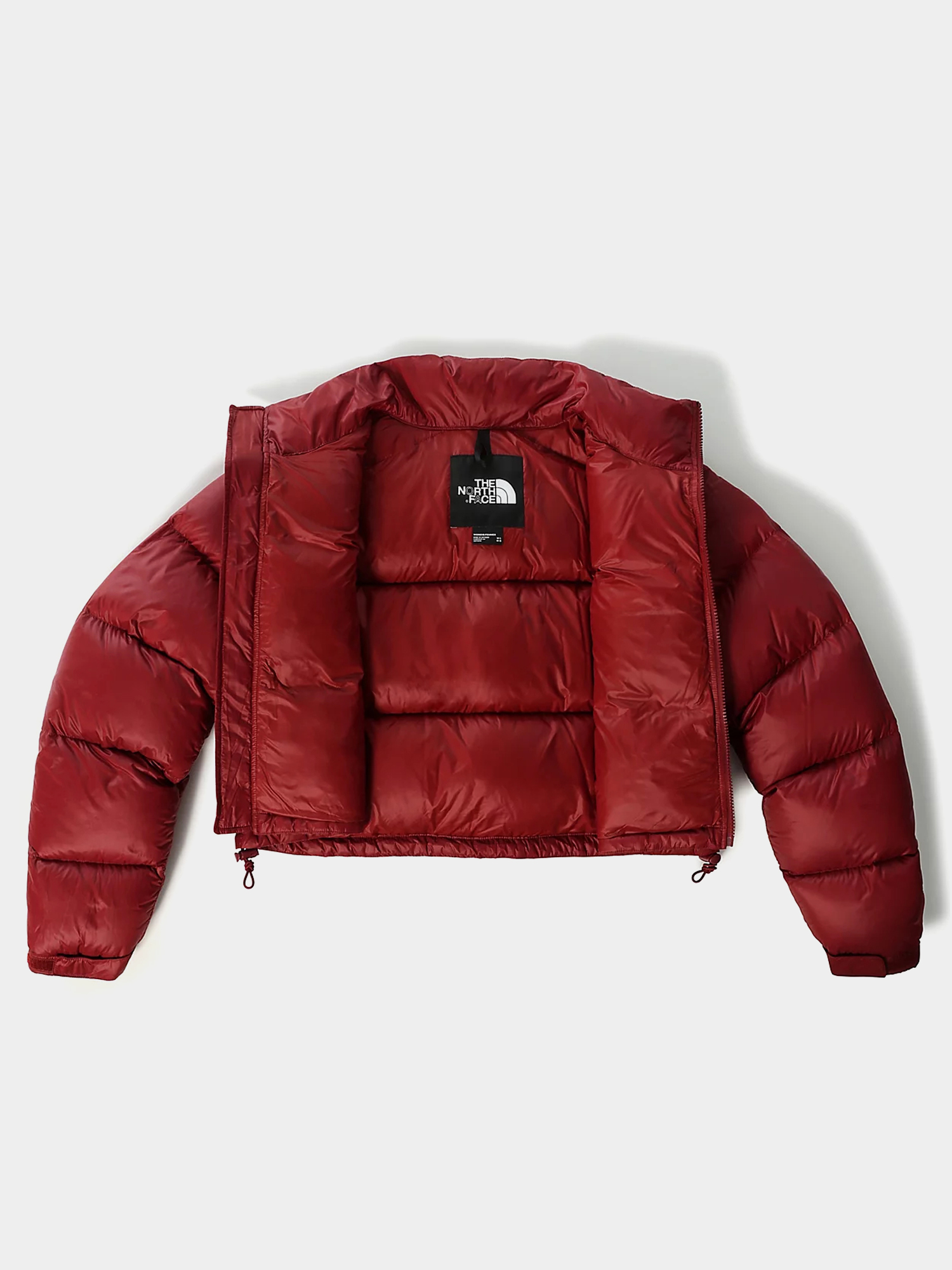 Kurtka The North Face Nuptse Short Wmn (brick house red)