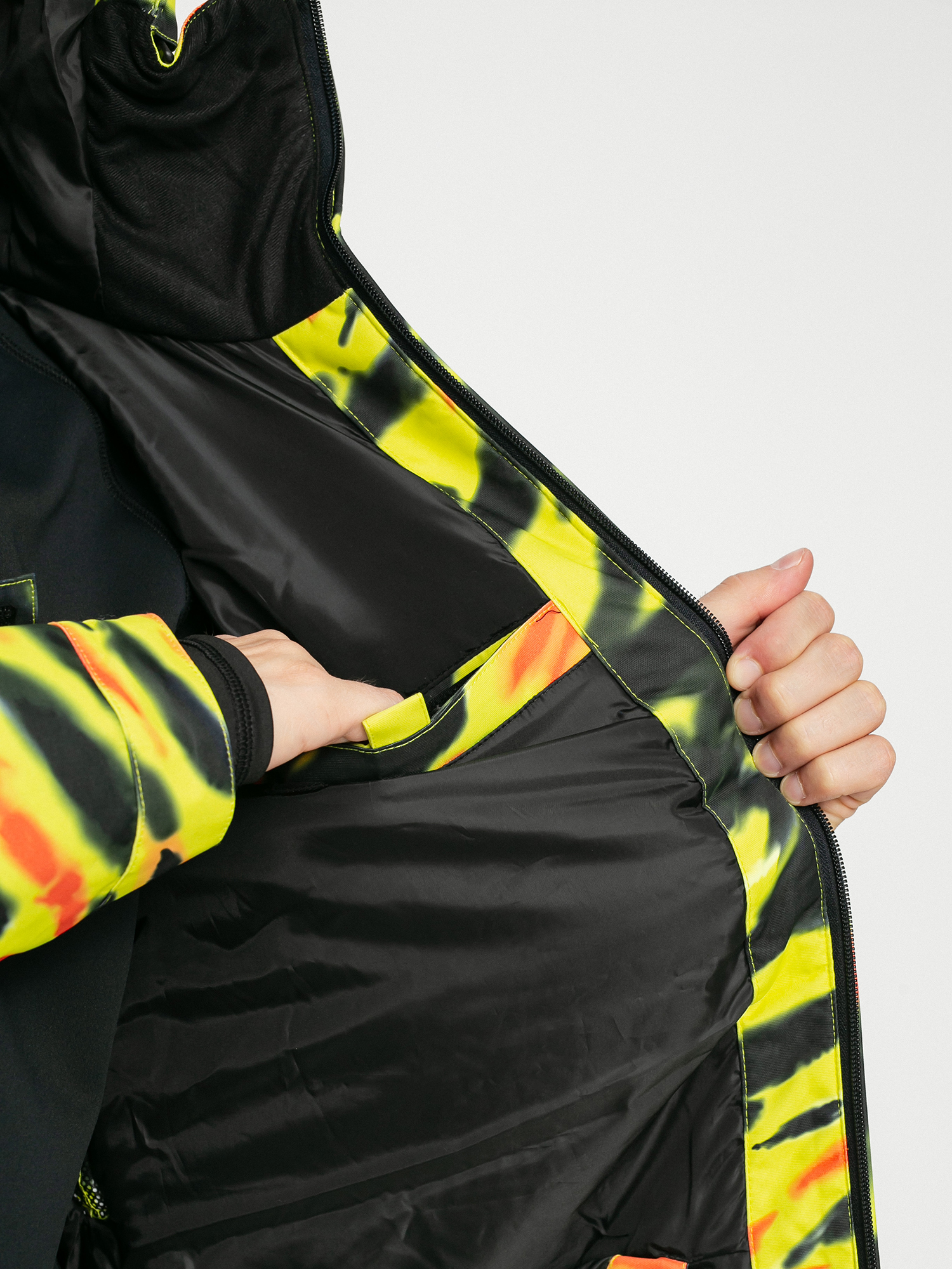 Męska Kurtka snowboardowa DC Propaganda (angled tie dye sulphur spring)