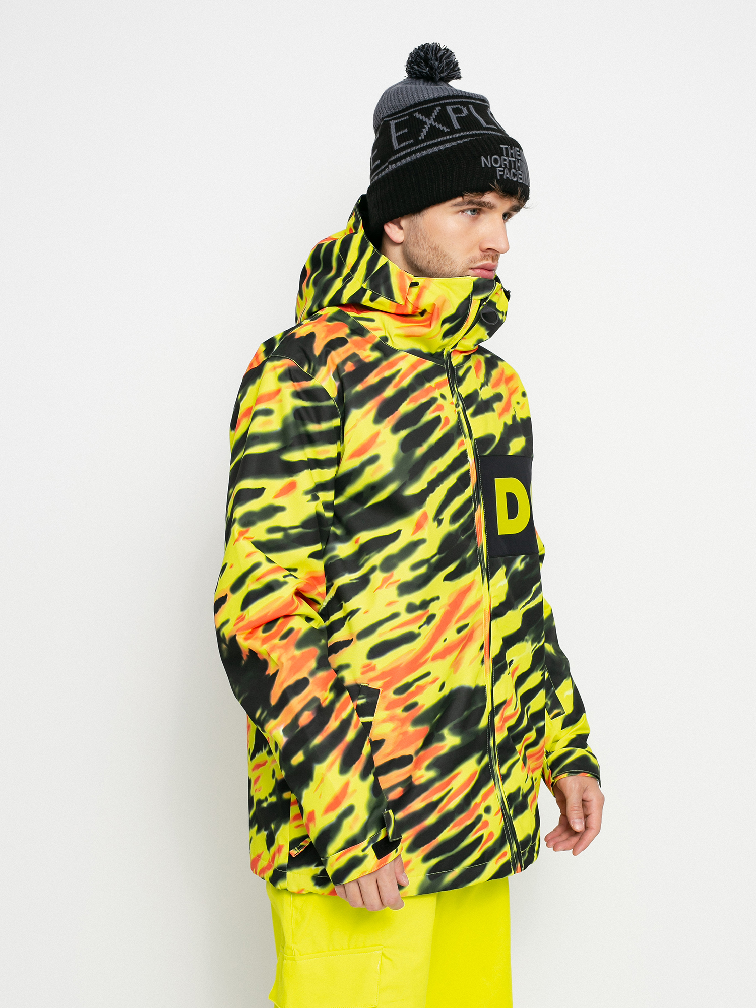 Męska Kurtka snowboardowa DC Propaganda (angled tie dye sulphur spring)