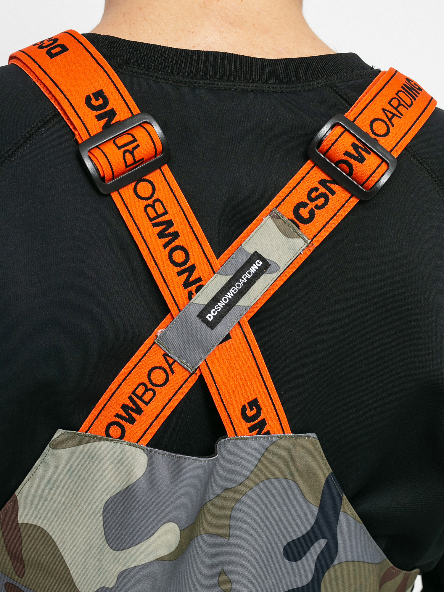 Męskie Spodnie snowboardowe DC Docile Bib (woodland camo castlerock)