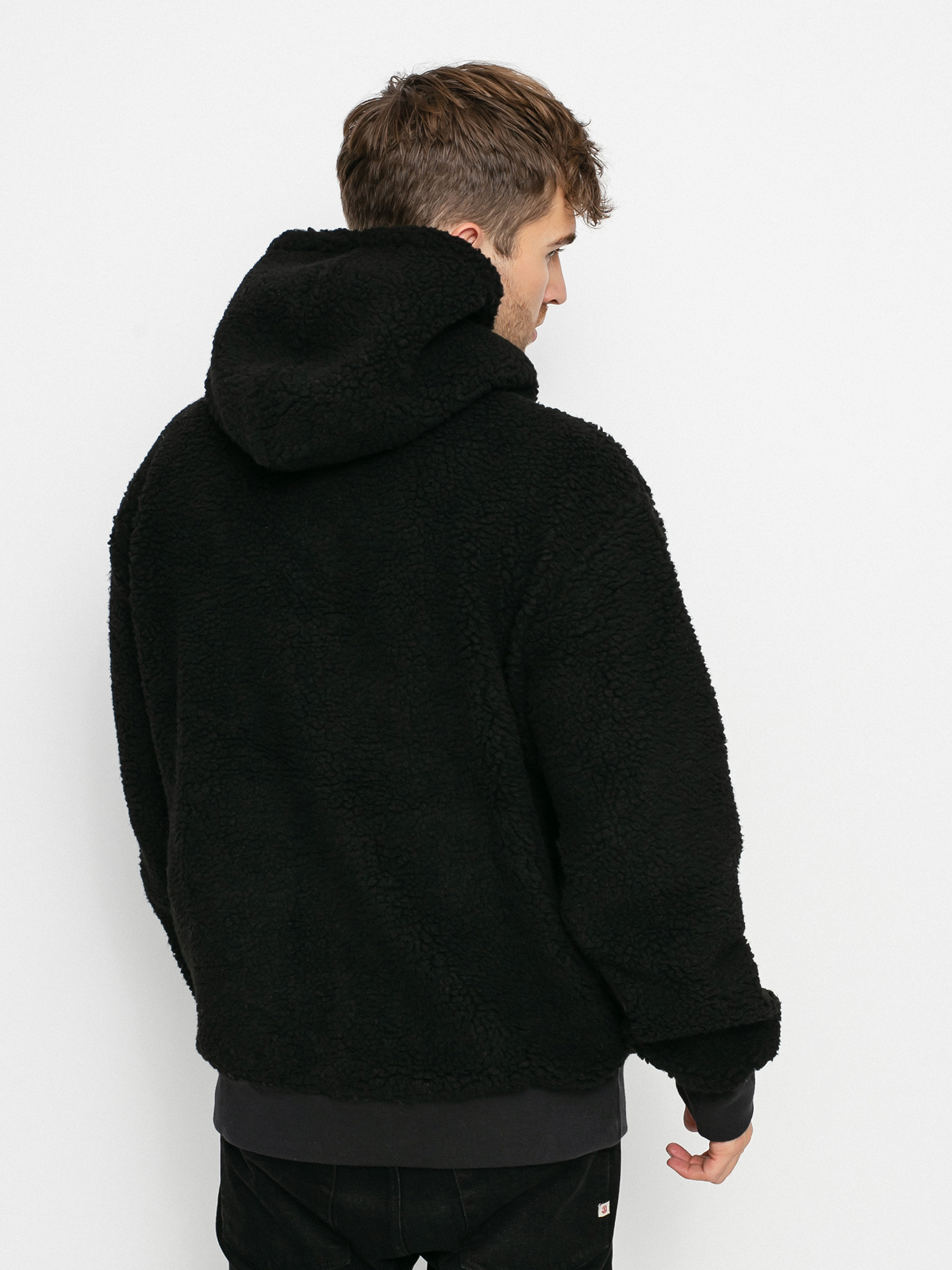 Bluza z kapturem Champion Hooded Half Zip Top 214978 (nbk)