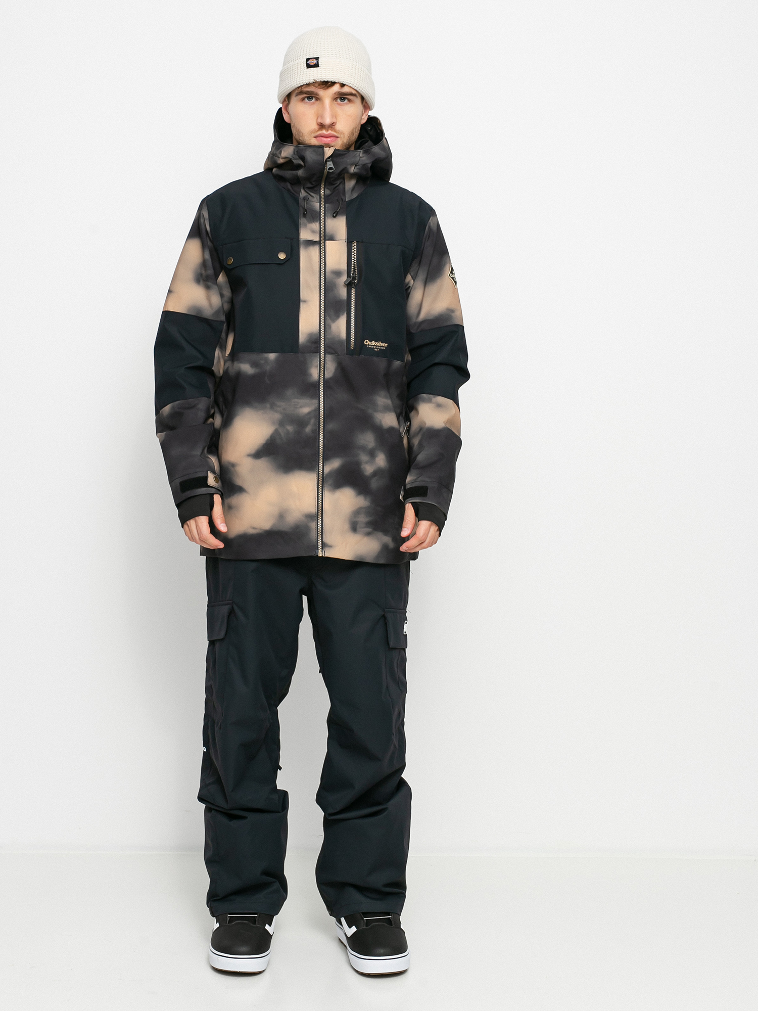 Męska Kurtka snowboardowa Quiksilver Tamarack (tannin particul)