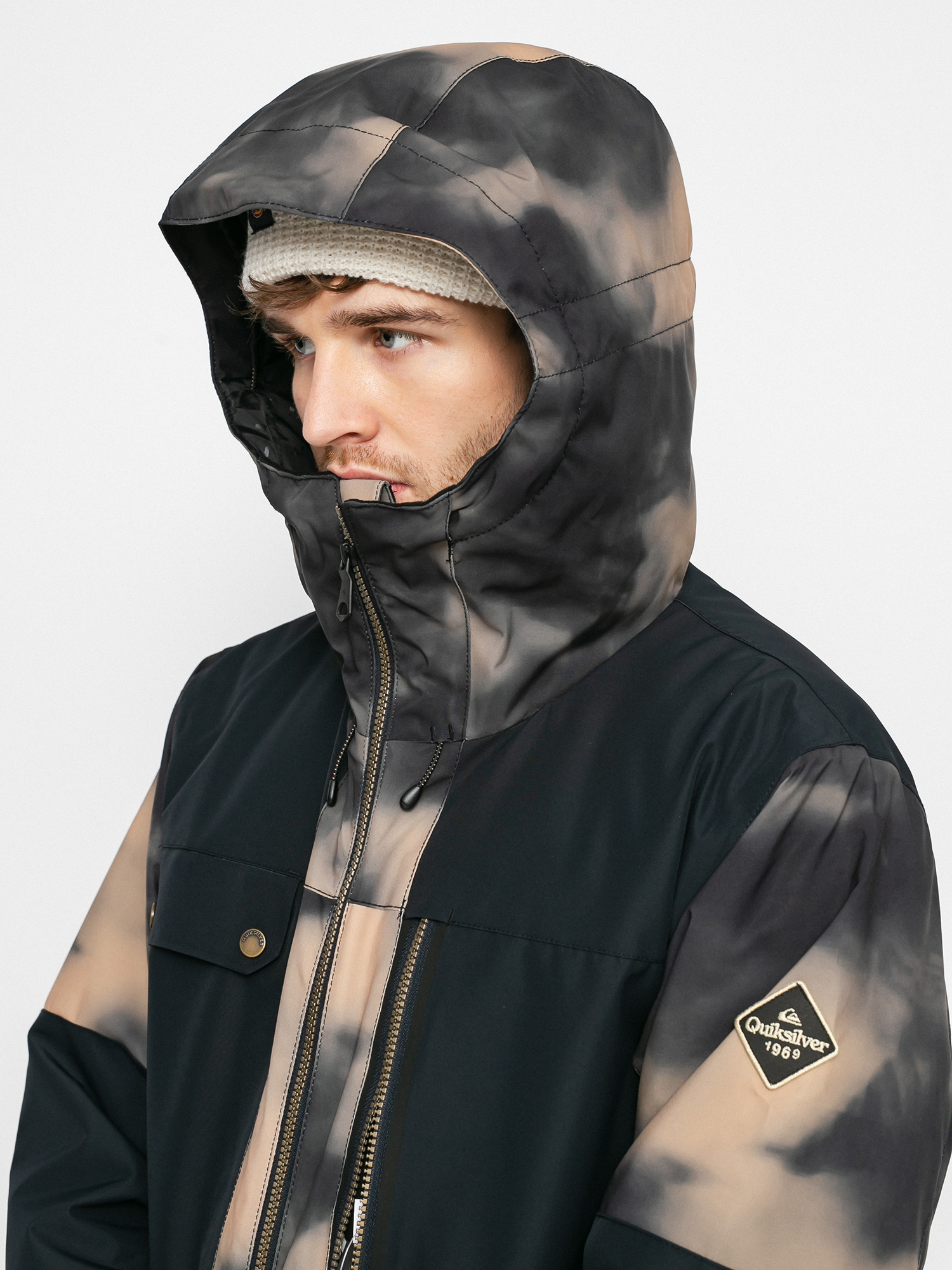 Męska Kurtka snowboardowa Quiksilver Tamarack (tannin particul)